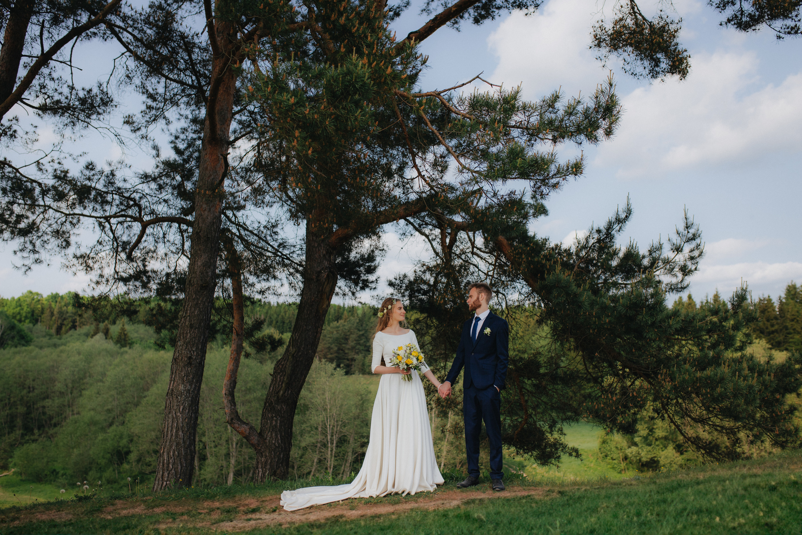 Vestuvinė fotosesija Food in the wood