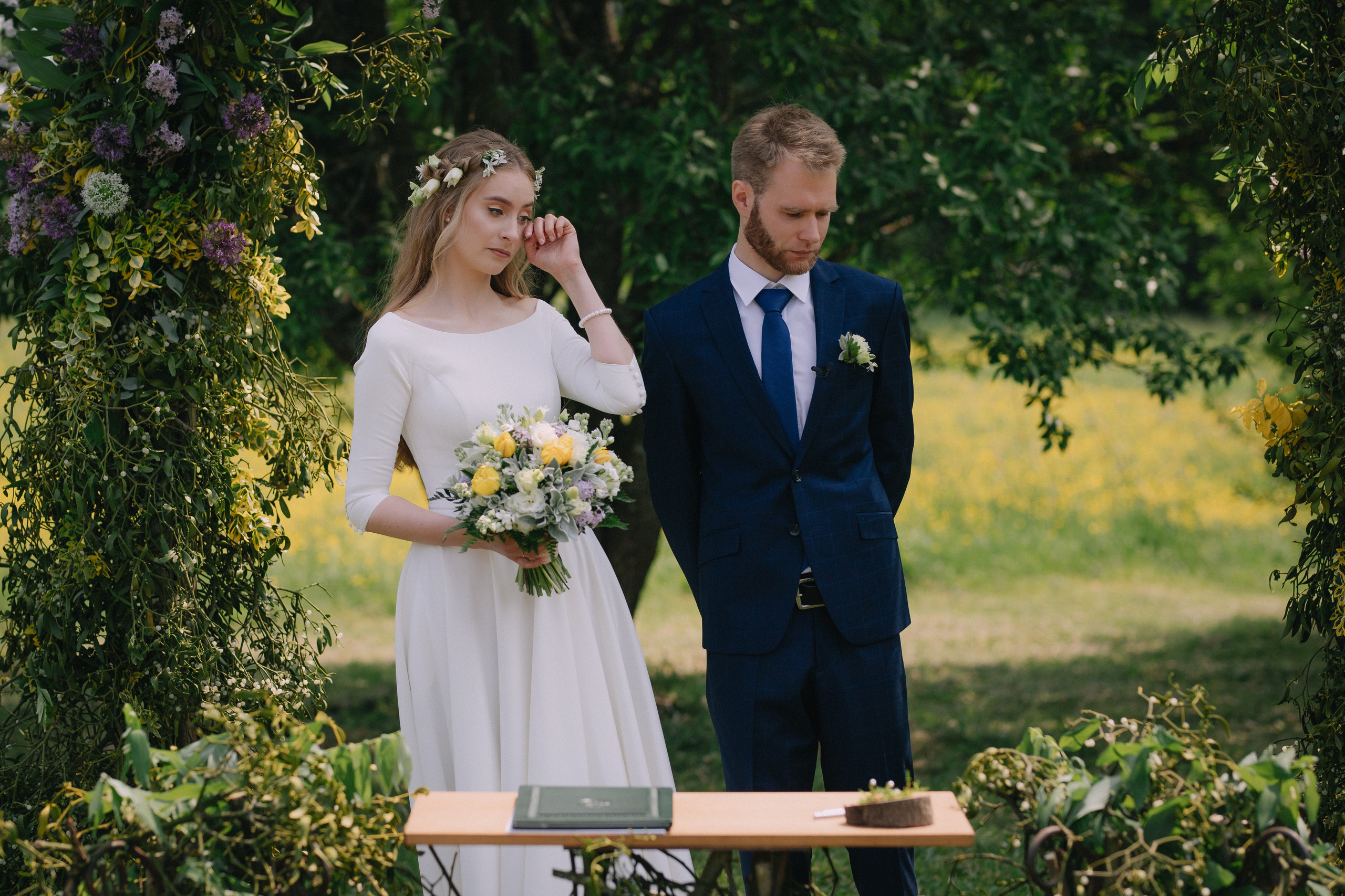 Vestuvinė fotosesija Food in the wood