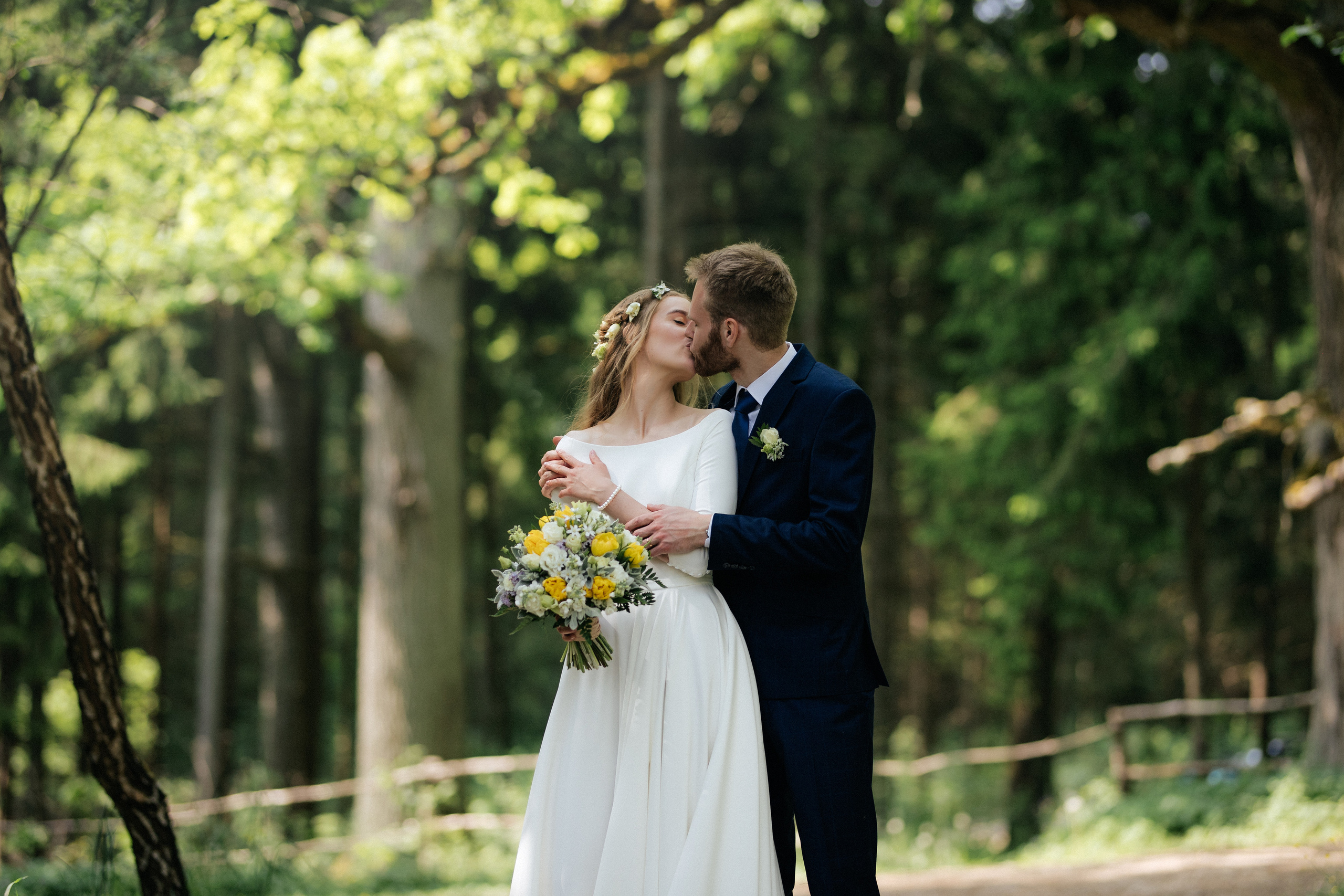 Vestuvinė fotosesija Food in the wood