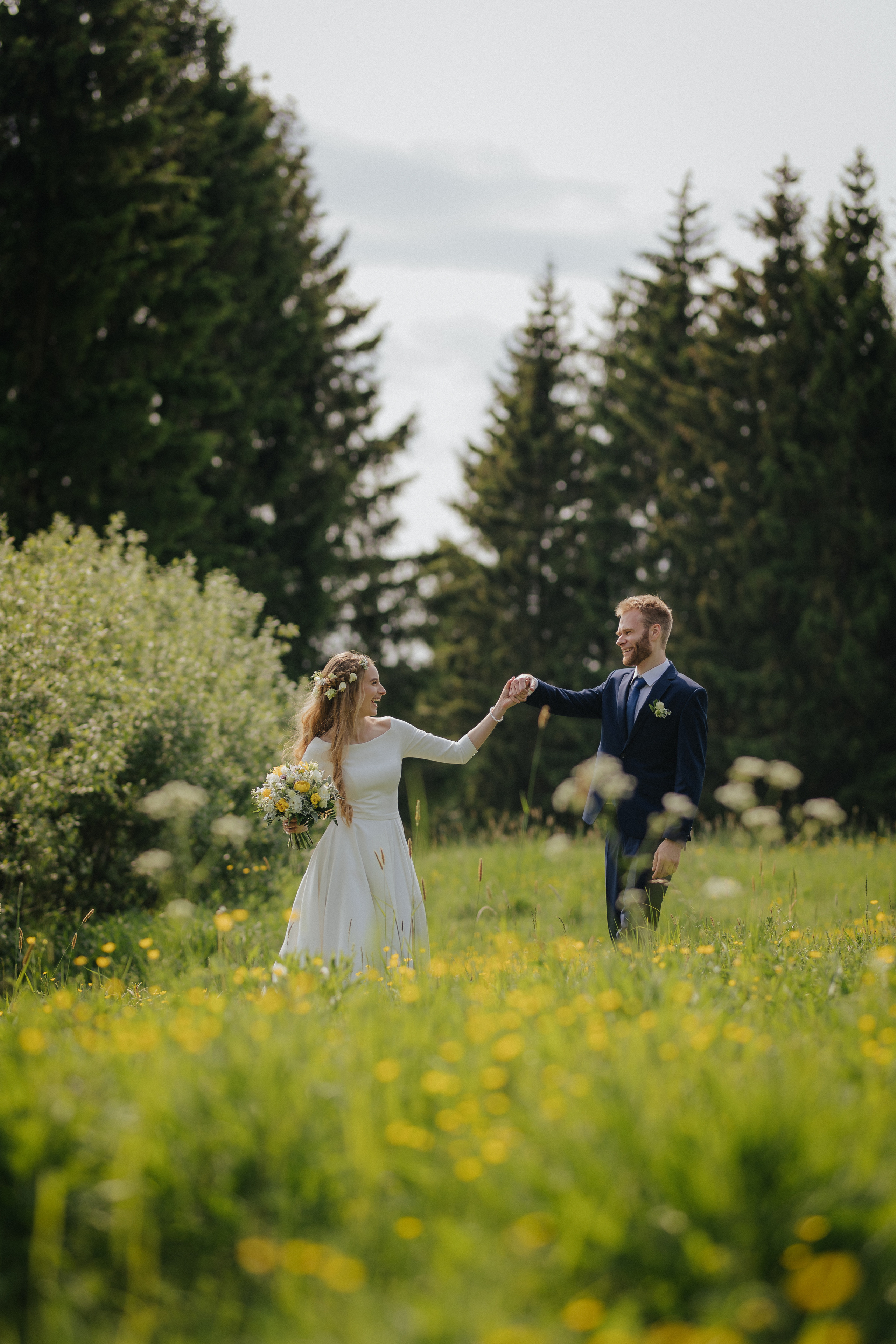 Vestuvinė fotosesija Food in the wood