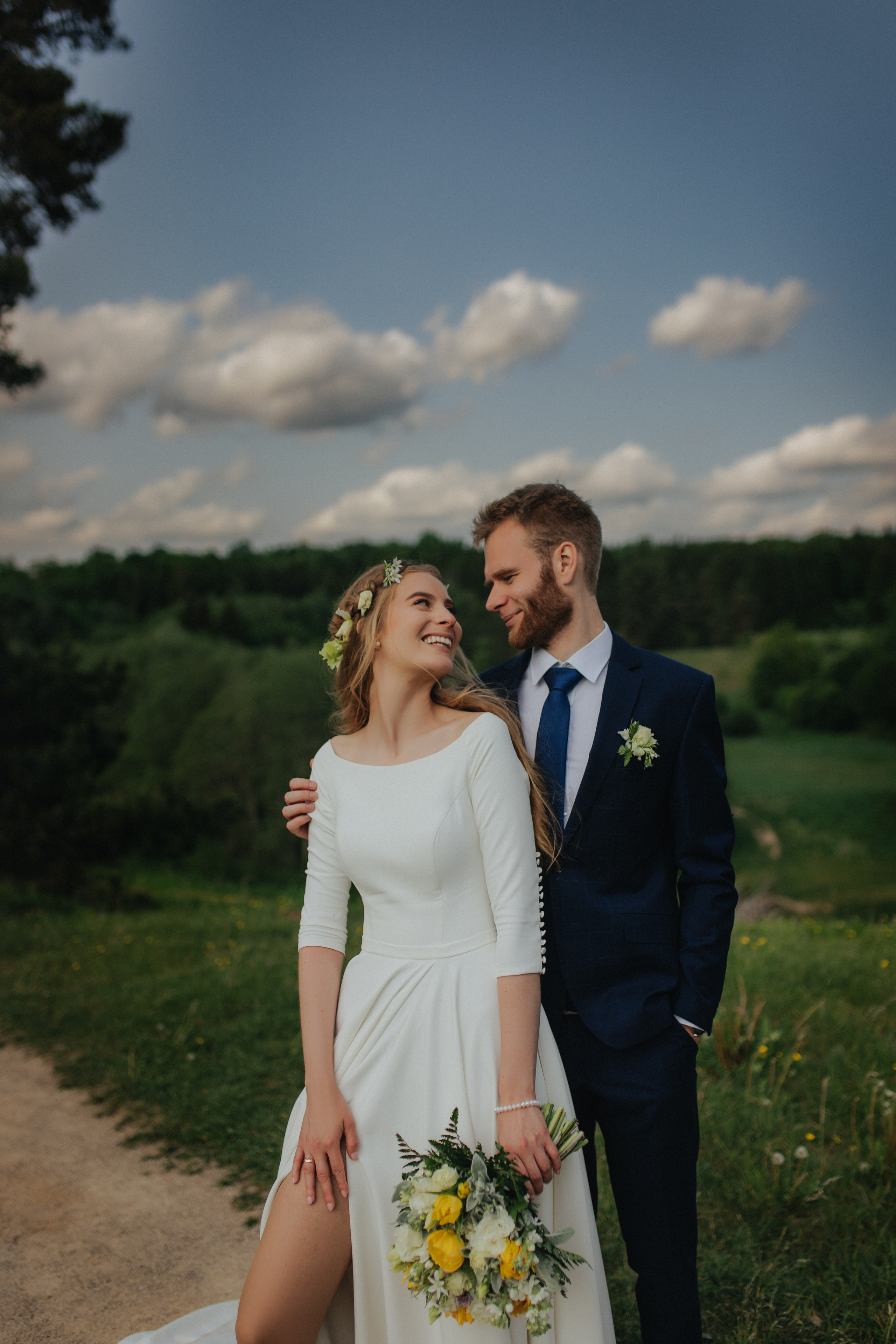 Vestuvinė fotosesija Food in the wood