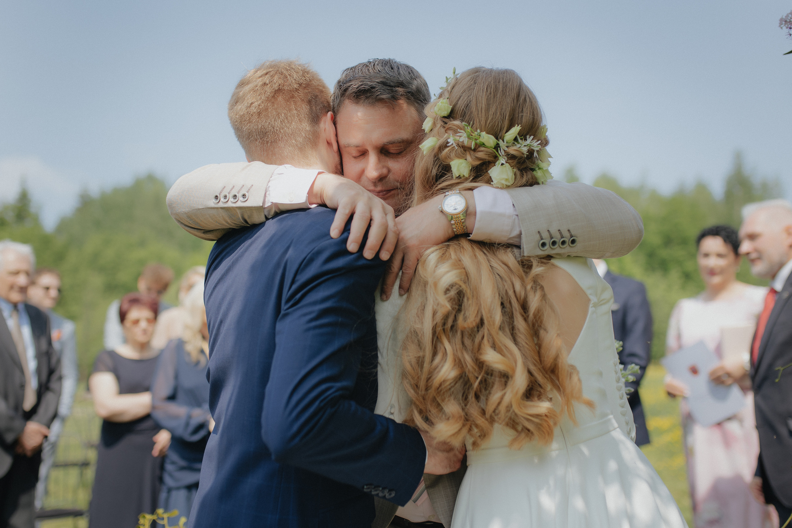 Vestuvinė fotosesija Food in the wood