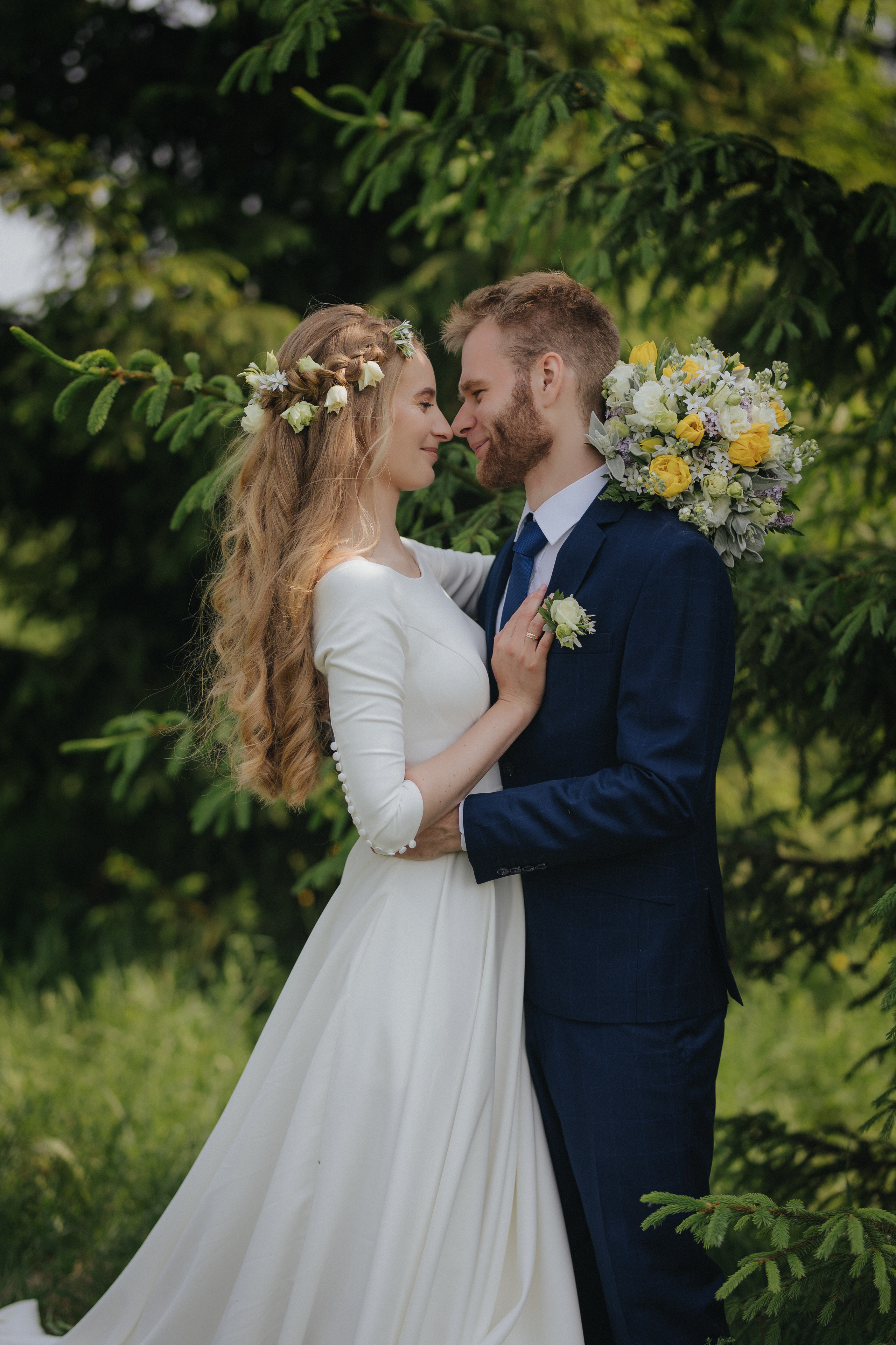 Vestuvinė fotosesija Food in the wood
