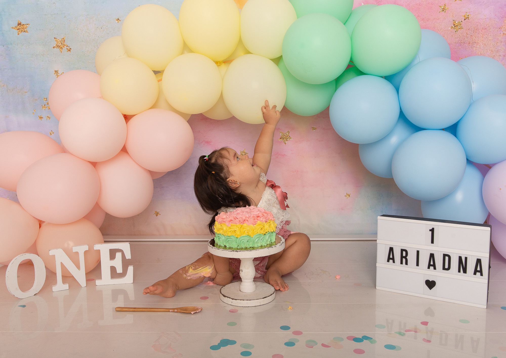 Smash cake или «Первый тортик». Фотограф в Испании ( Аликанте, Торревьеха, Бенидорм )