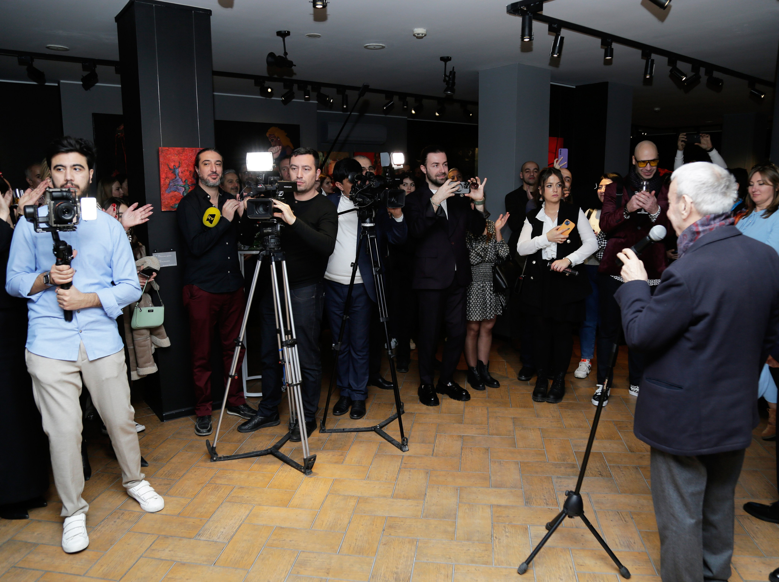 Photo report of “Interpretation” solo exhibition of Kamran Mammadov. KAMRAN MAMMADOV ART