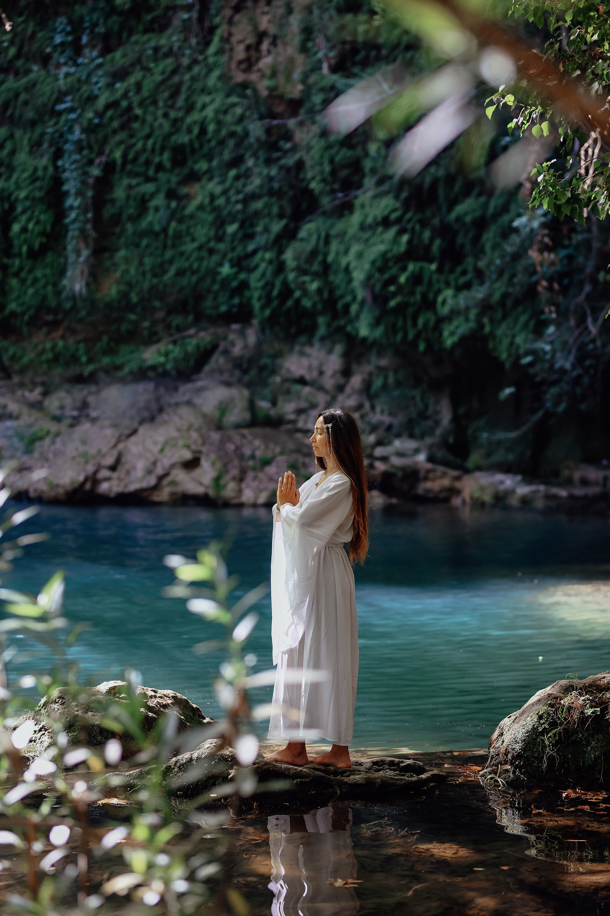 Photoshooting at Kurshunlu waterfall. Photographer in Turkey, Antalya, Kemer, Belek, Side, Kas, Fethiye