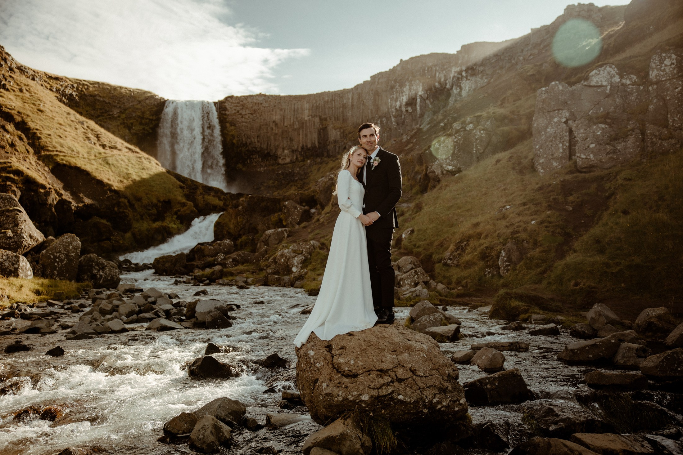 Iceland elopement at Budir Black Church | Snæfellsnes wedding by Iceland elopement photographer & videographer. Iceland elopement photographer & videographer