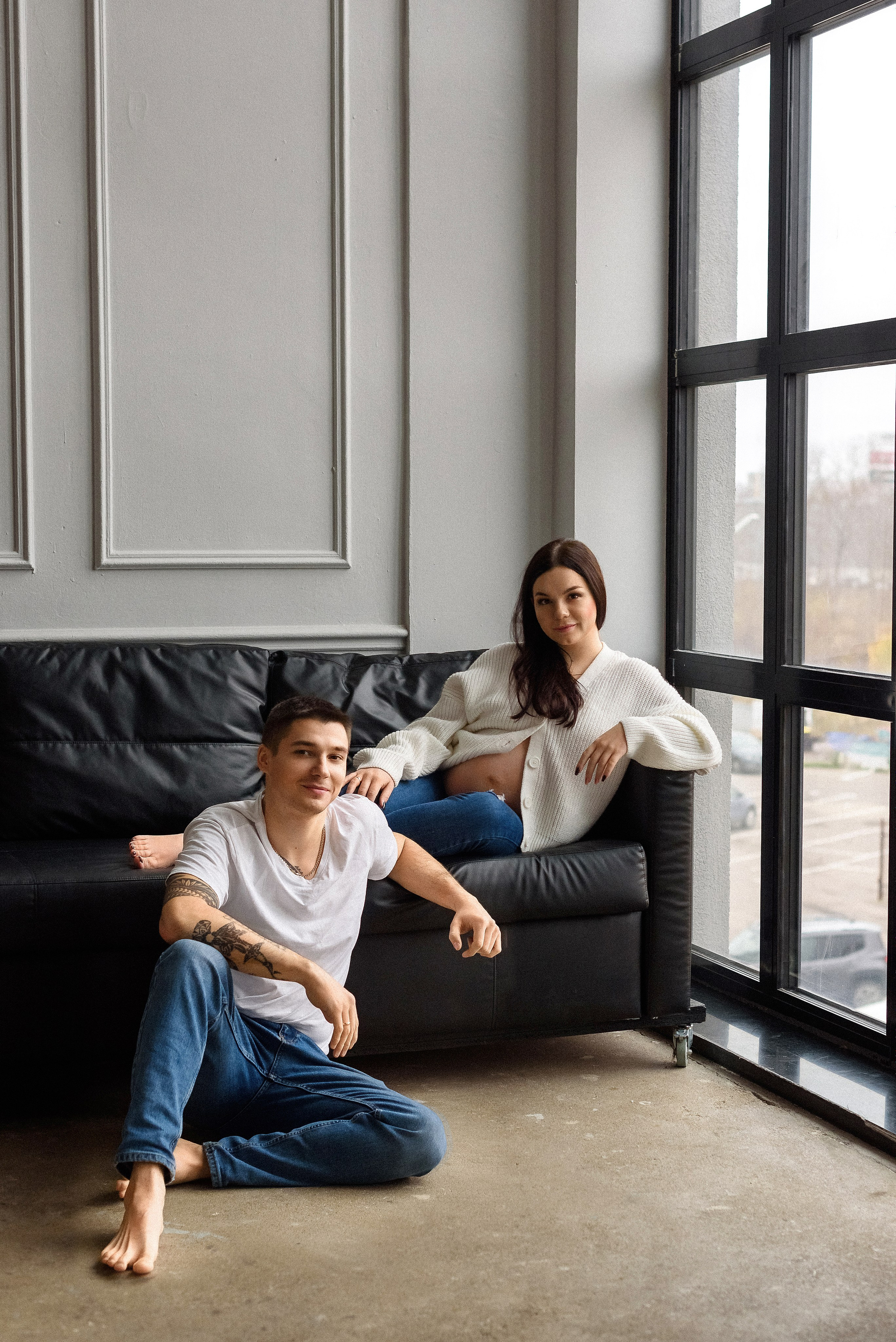 Ожидание. Евгения и Влад. Семейный фотограф и фотограф новорожденных в Вильнюсе Ирина Беленкевич