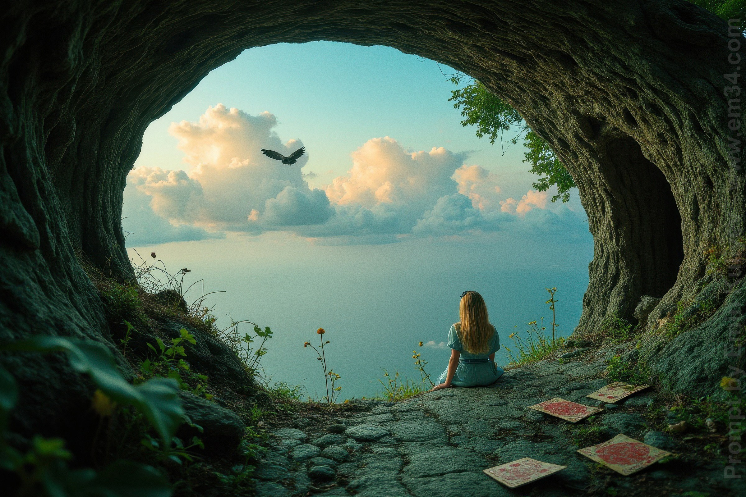 AI Meets Alice in Wonderland — Surreal Journey Through Mood, Imagination & Unseen Worlds with Artificial Intelligence Art. Emin Kuliyev — Award-Winning Wedding Photojournalist NYC & USA | Best Wedding Photographer Known for Candid, Timeless Moments