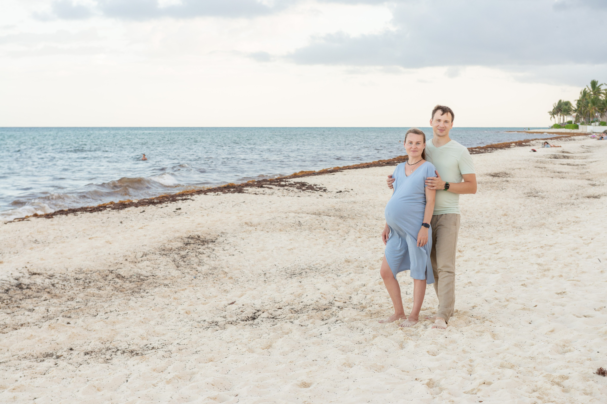 Sesión de Fotos Familiar de Embarazo: La Espera de un Nuevo Milagro. FOTÓGRAFO MÉXICO QUINTANA ROO