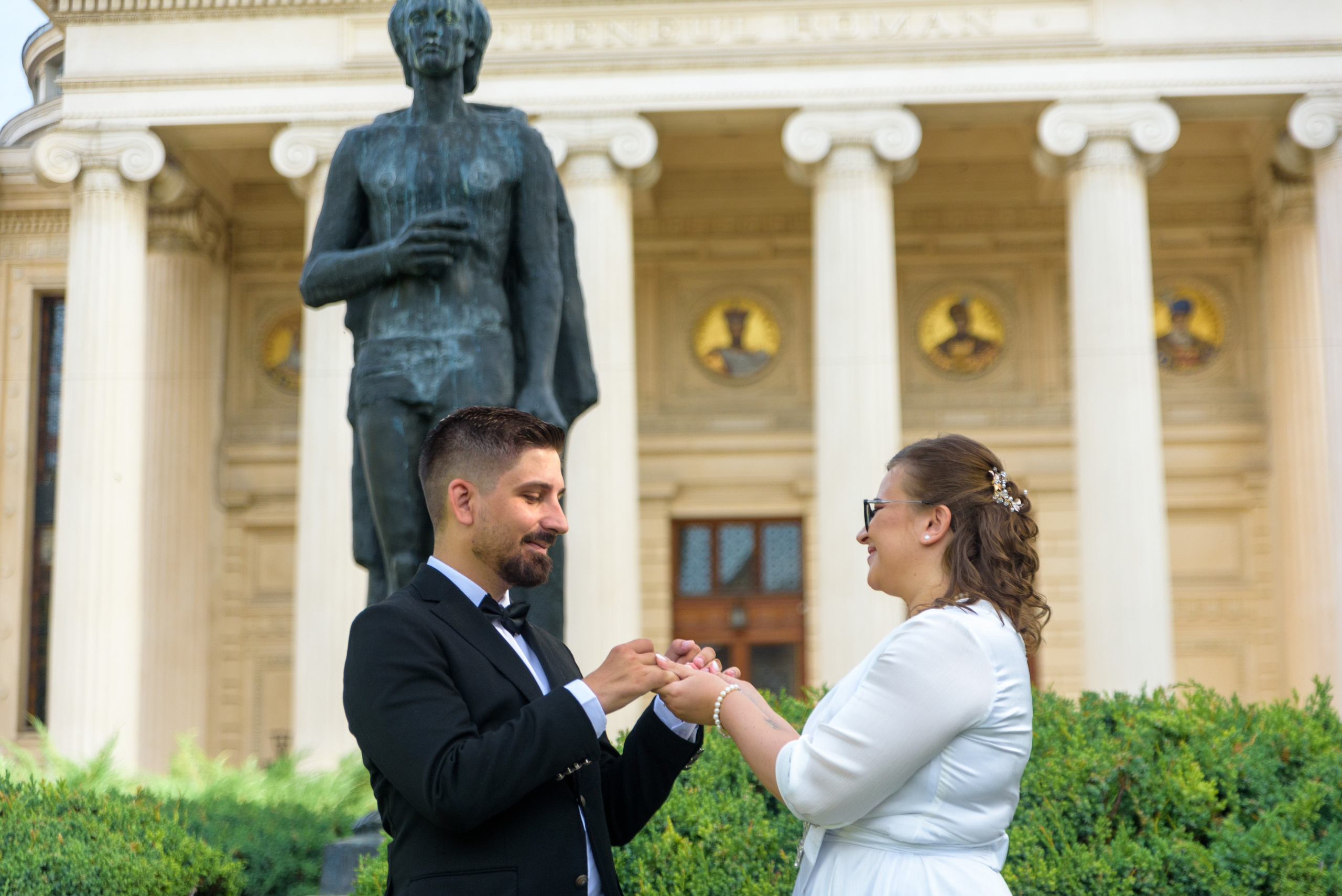 Sedinta foto cuplu Ateneu Bucuresti