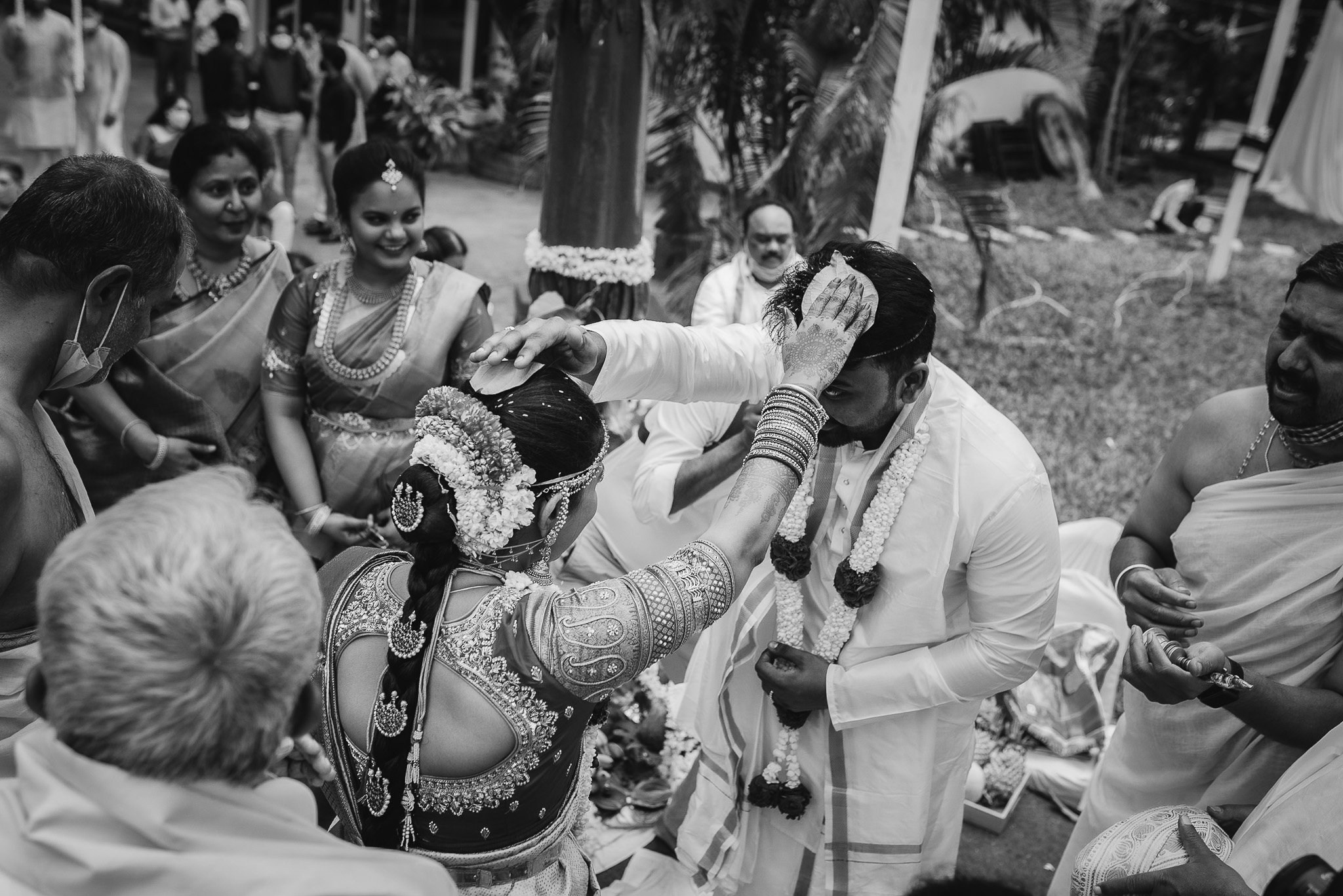 Traditional Telugu Wedding Photography Bangalore | Le Roma Gardenia