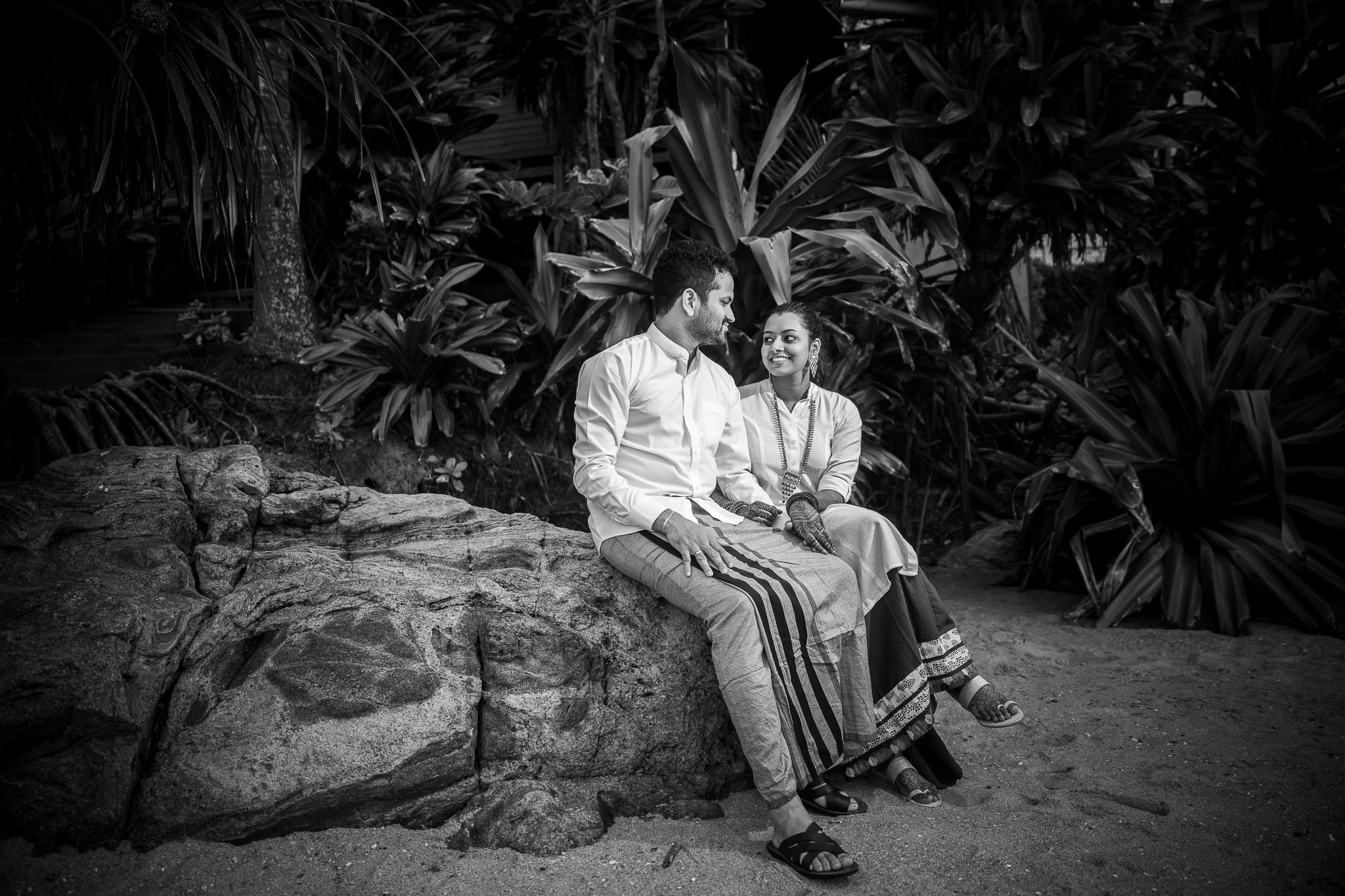 Post wedding portraits at Mount Lavinia, Sri Lanka