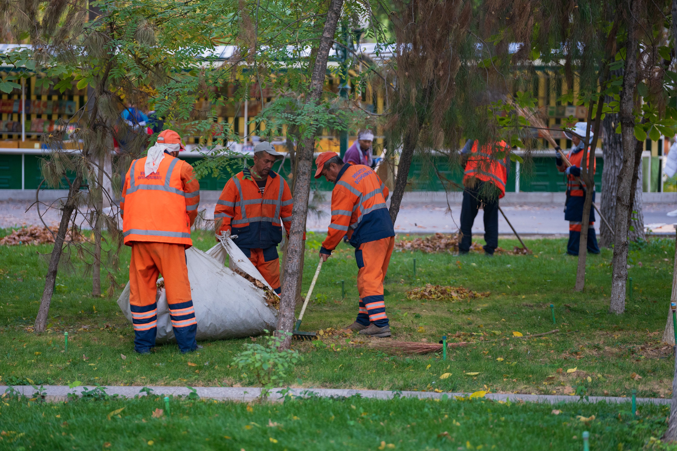 Как работают сотрудники благоустройства. Георгий Намазов | Фотограф в Ташкенте