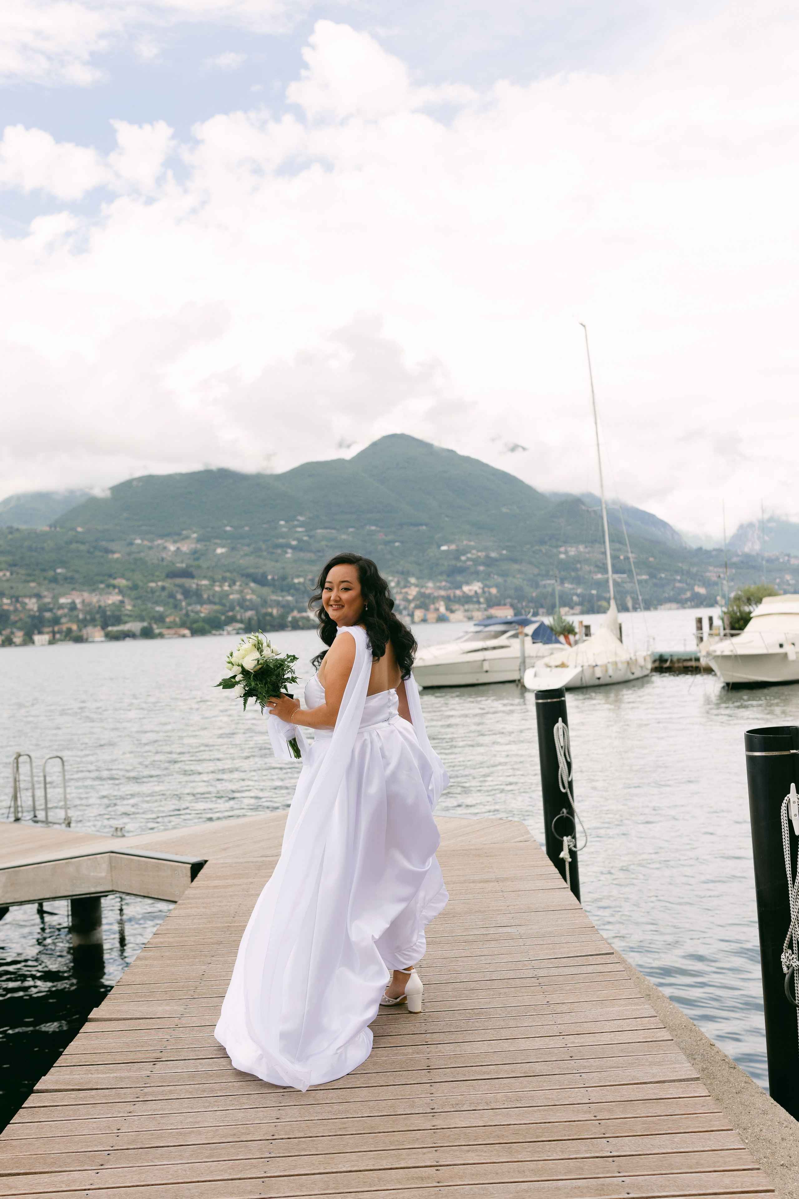 Ibtxhis and Keng elopement In italy — Isola del Garda