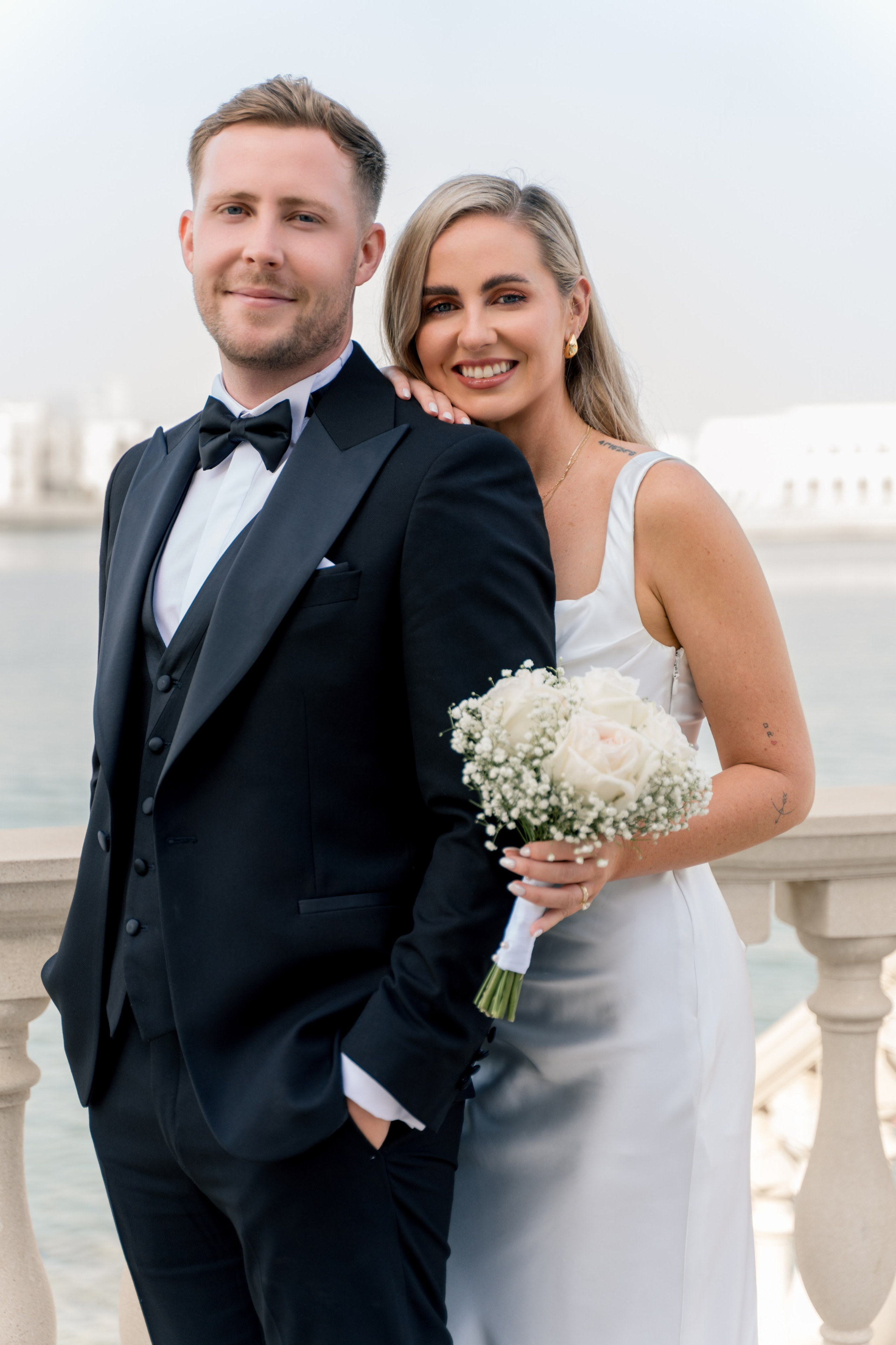 Outdoor pre-wedding couple photography in Abu Dhabi