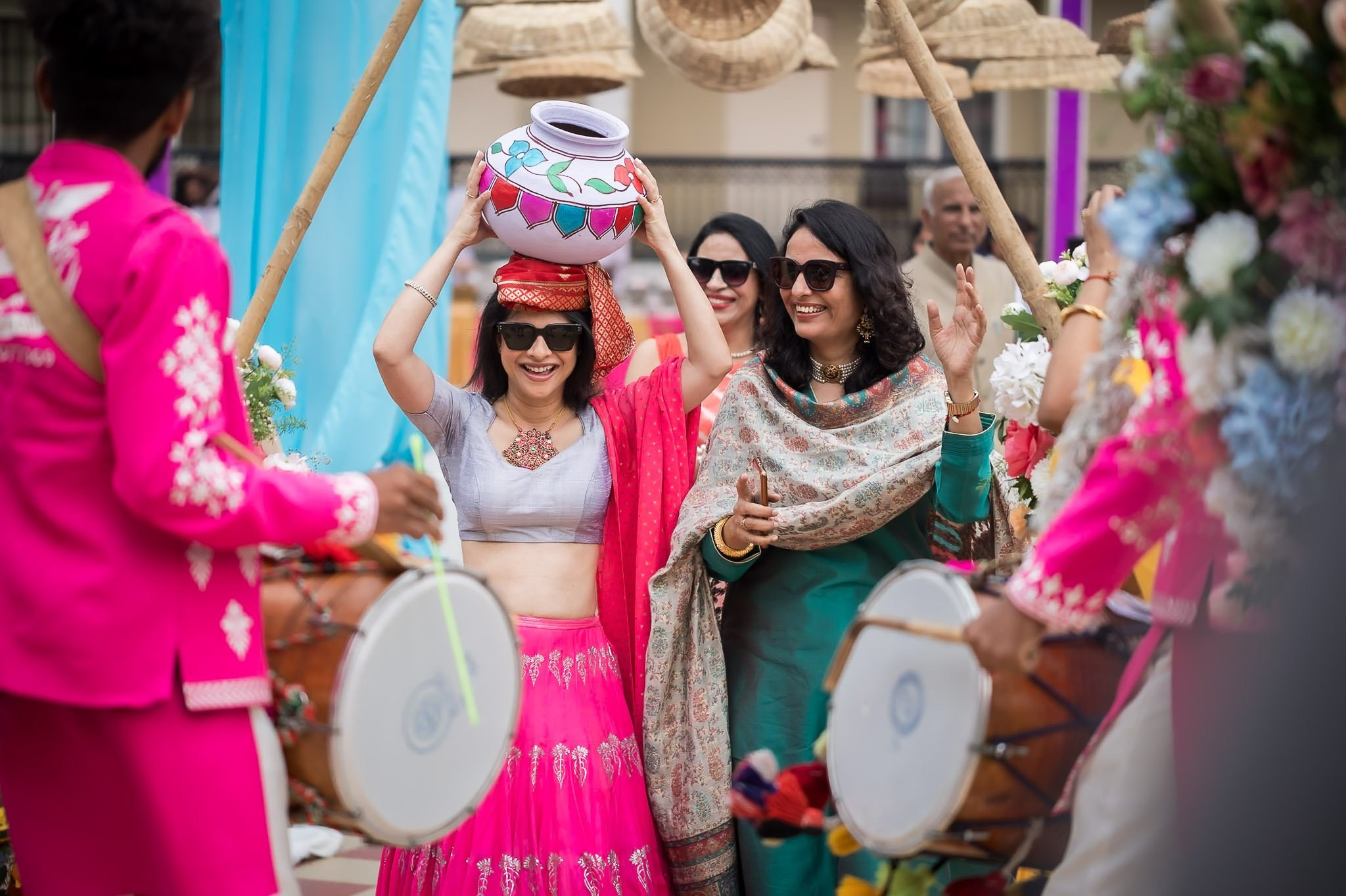 Explore the vibrant fusion of Punjabi and Chettinad cultures in this stunning destination wedding at Eagleton The Golf Resort, Bangalore. Ph