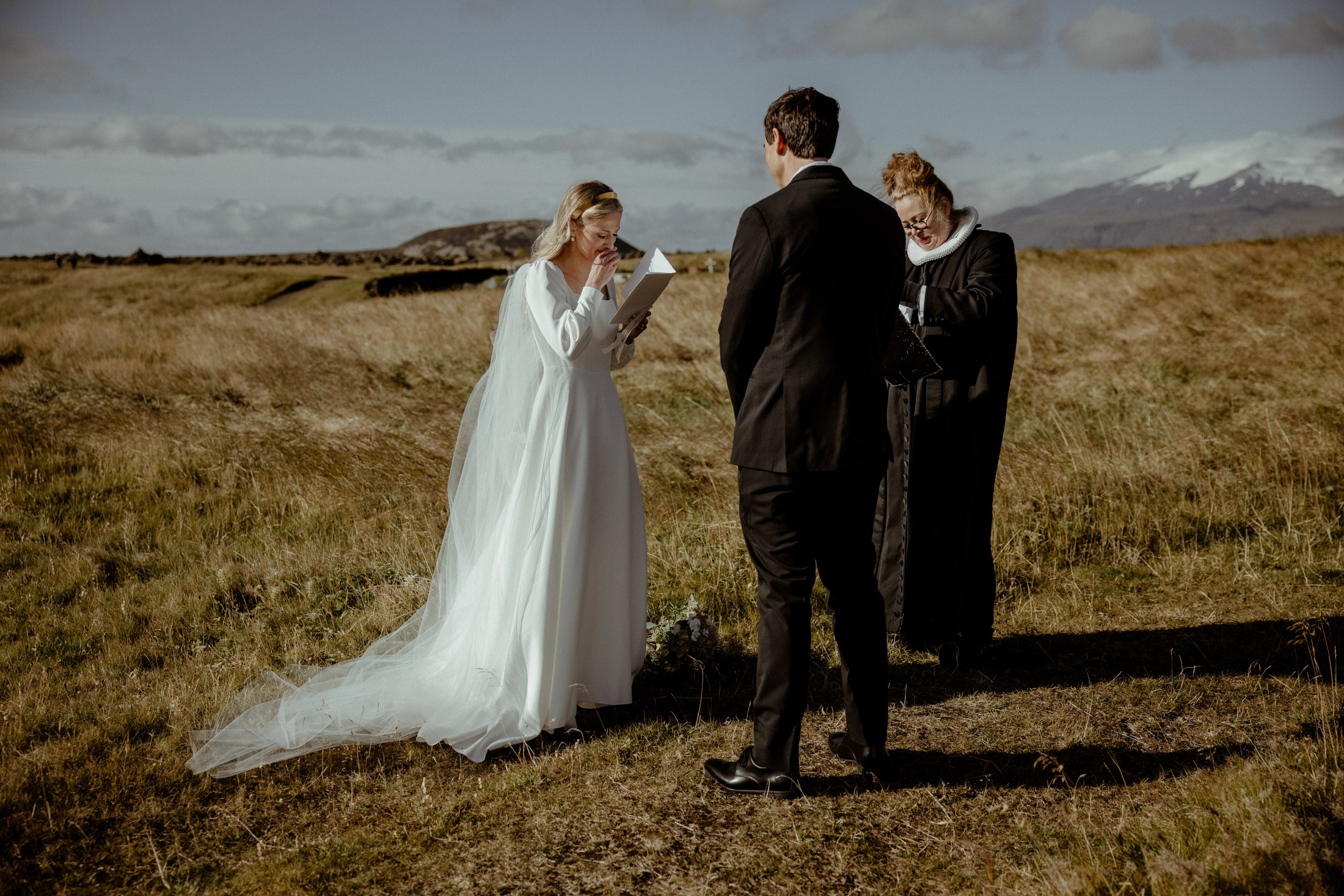 Iceland elopement at Budir Black Church | Snæfellsnes wedding by Iceland elopement photographer & videographer. Iceland elopement photographer & videographer