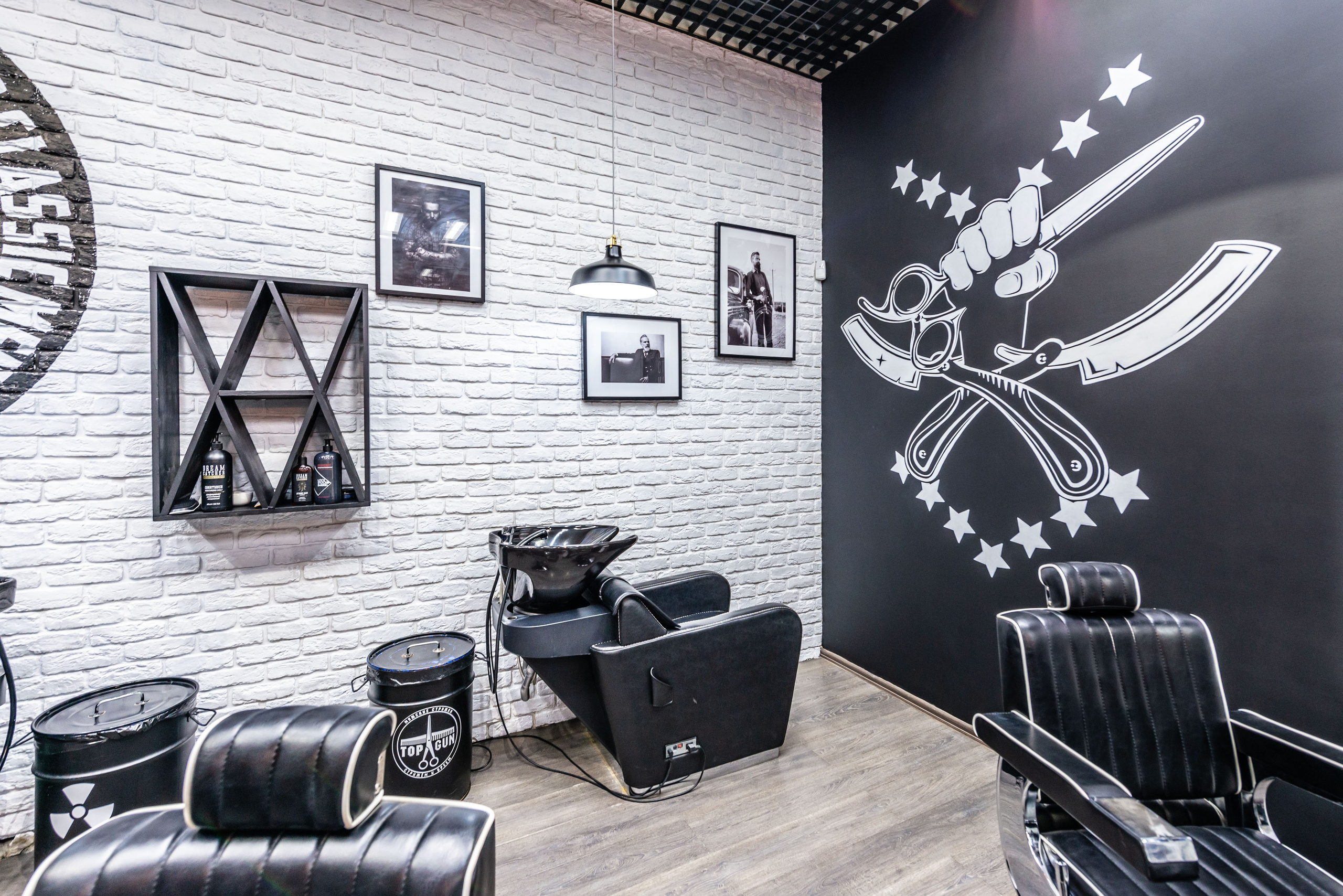 Съемка в барбершоп TopGun. PHOTOGRAPHER QUINTANA ROO