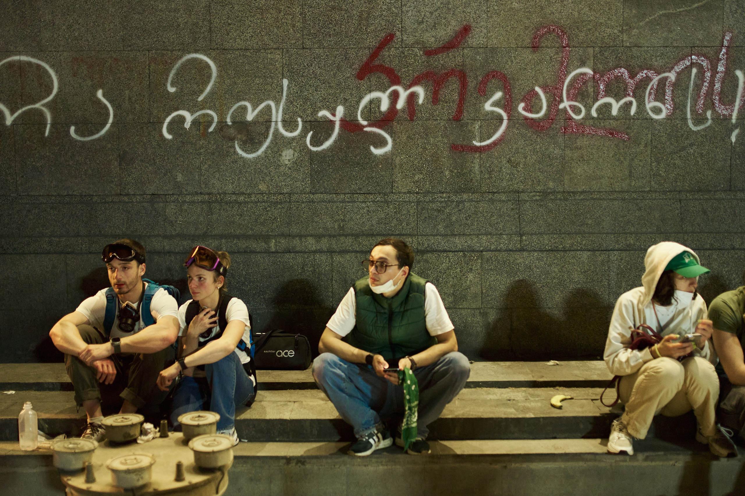 Georgia against «foreign law»/ არა რუსულ კანონს. Visual artist