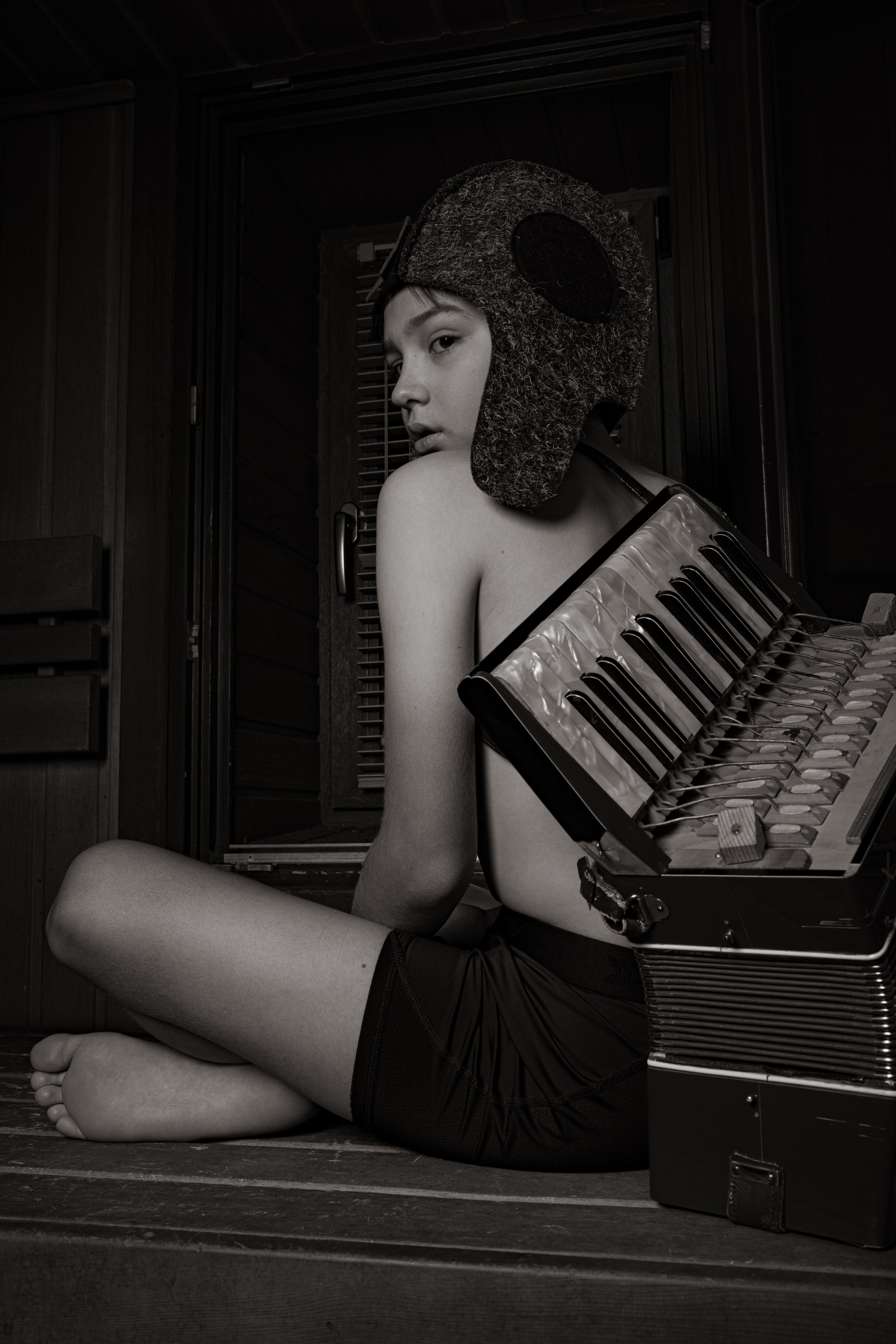 Echo of the Accordion. Fine Art Photography by Ksenia Mirnaya