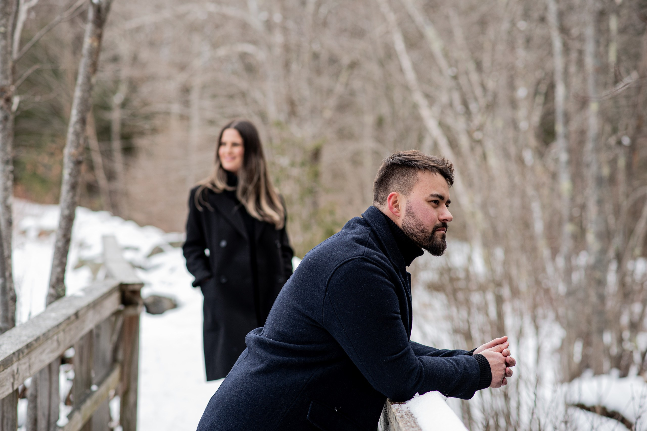 A Love Story in the Snow: Photo Shoot and Surprise Proposal. Wedding photographer in Orlando, Boston & New York Anderson Marques