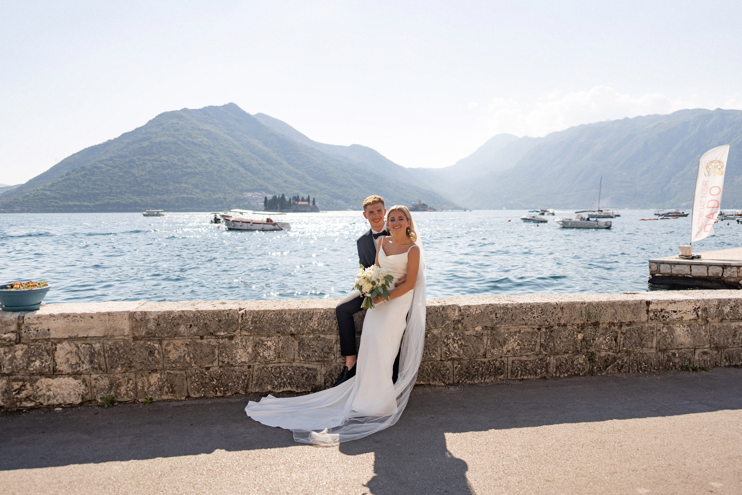 Photographer in Perast Montenegro