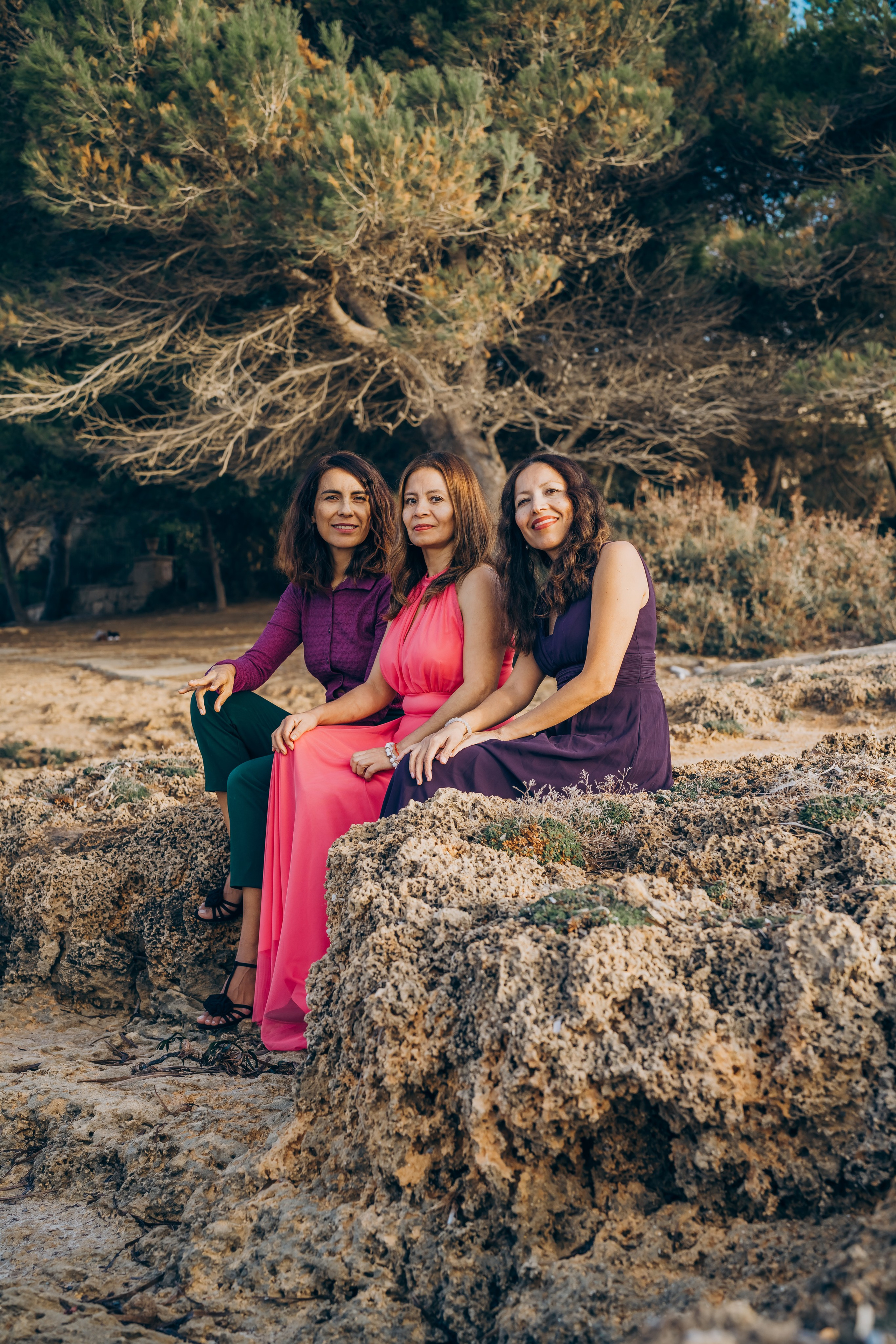 Brenda and friends. Photographer in Mallorca