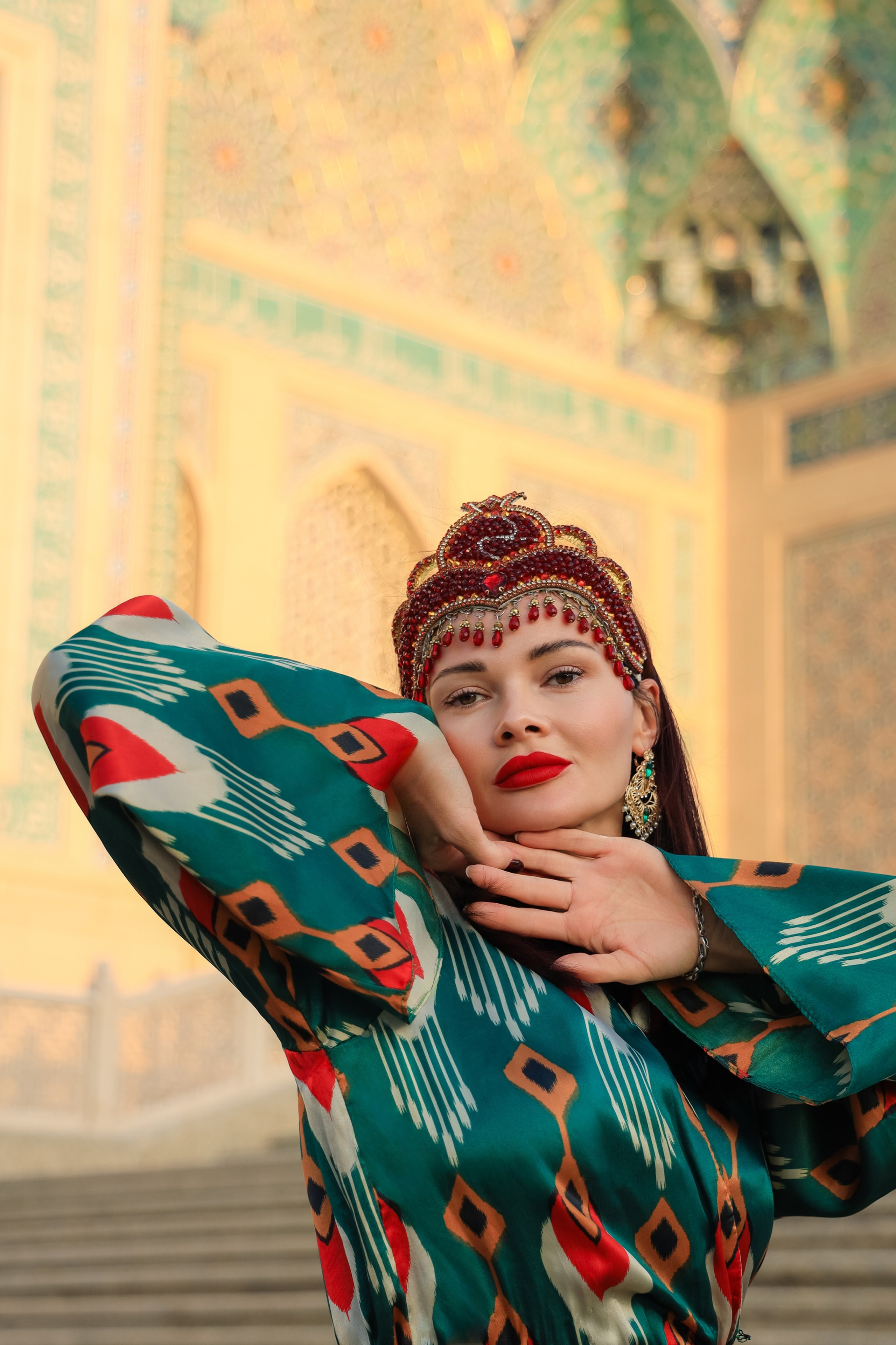 Зеленая расцветка. Женский и семейный фотограф в Ташкенте