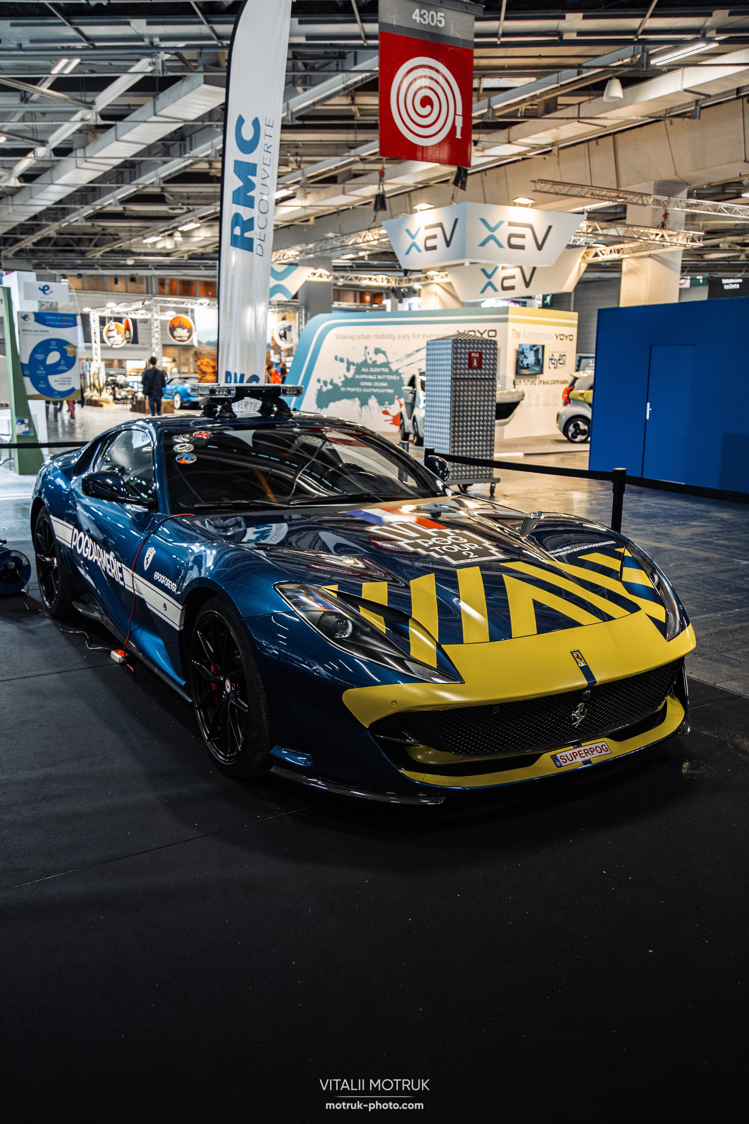 Mondial Auto 2022. Photographe de voitures à Paris — Vitalii Motruk