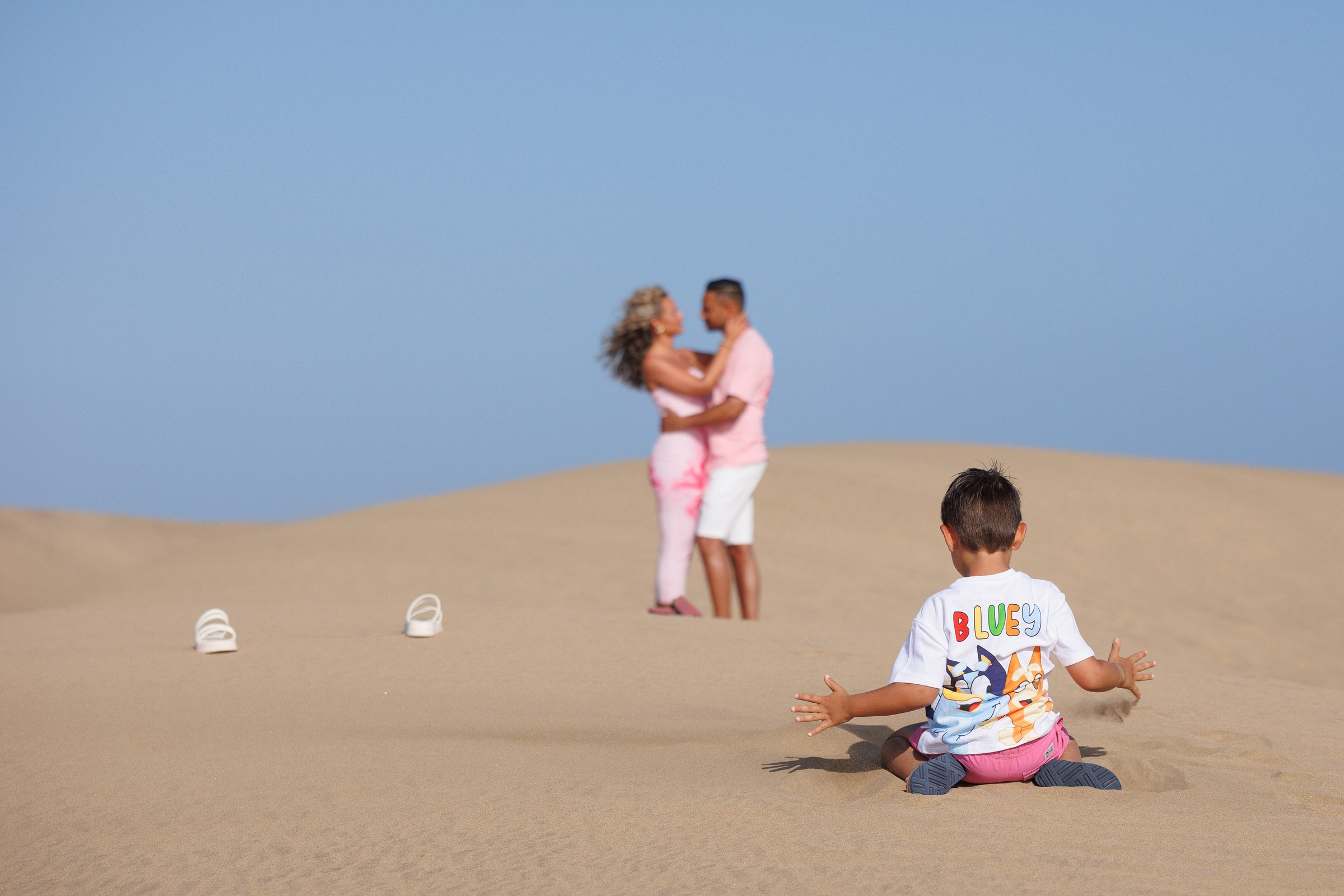 Family Photoshoot at Maspalomas Dunes and Beach. Профессиональный фотограф Гран Канария | slavik.fi