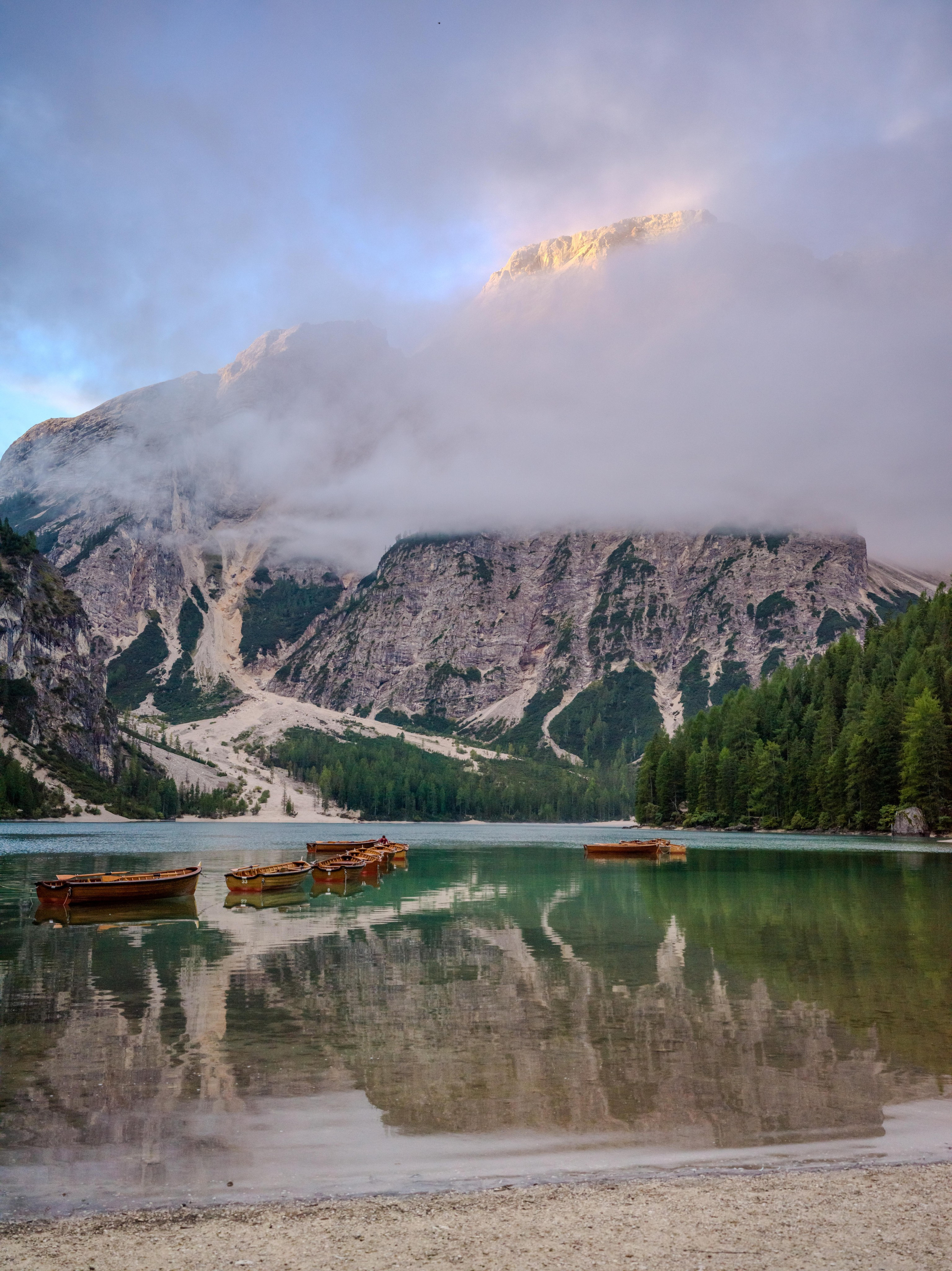 Lago di Braies, the Dolomites
