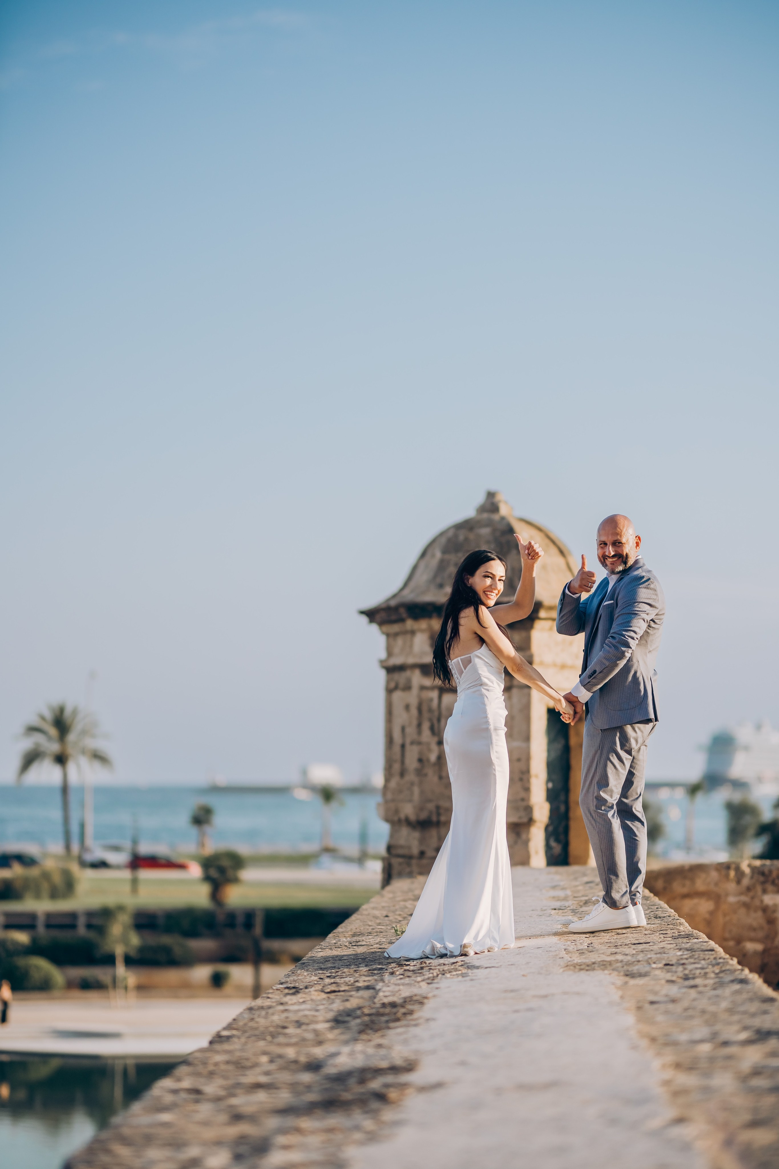 Wedding love story on the Mallorca. Photographer in Mallorca