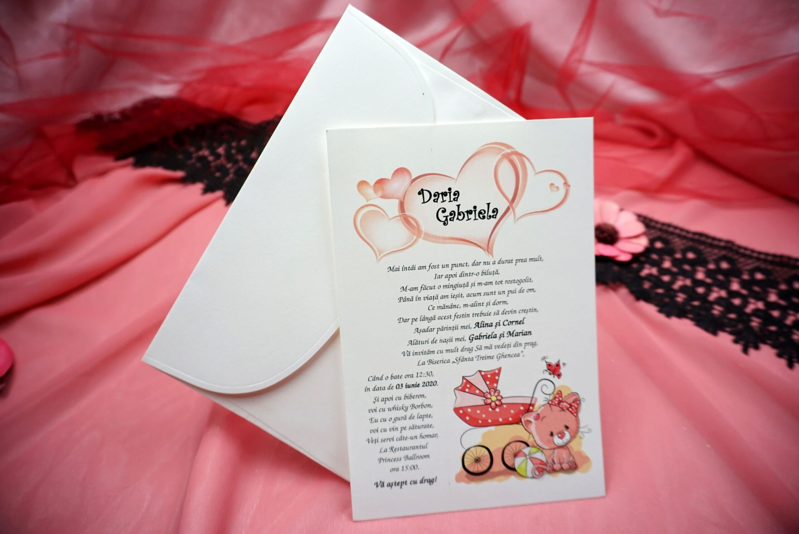 Descoperă invitațiile perfecte pentru botezul tău! Alege dintr-o varietate de designuri clasice și moderne pentru a anunța ziua specială. #Botez #InvitațiiBotez #InvitațiiPersonalizate. Uvertura Mall Demisol.invitații botez, invitații botez drăgălașe, invitații botez Baby, invitații pastelate botez, invitații cu tematică botez, invitații botez băiat, invitații botez fată, invitații botez personalizate, invitații botez moderne, modele invitații botez originale.invitații digitale, invitații online nuntă, invitații digitale personalizate, invitații electronice, invitații moderne nuntă, invitații de nuntă PDF, invitații WhatsApp nuntă, invitații de nuntă fără print, invitații nuntă economice, invitații digitale elegante