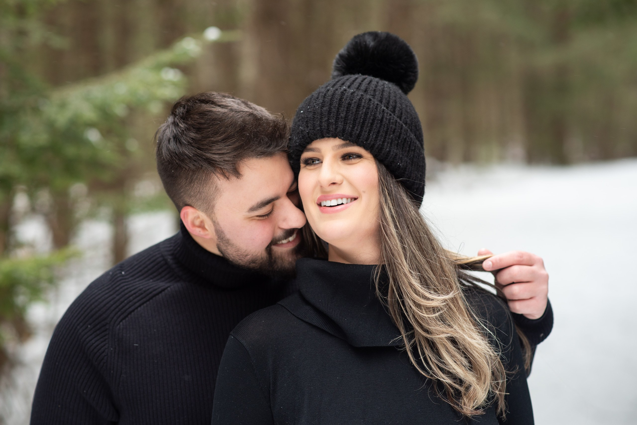 A Love Story in the Snow: Photo Shoot and Surprise Proposal. Wedding photographer in Orlando, Boston & New York Anderson Marques
