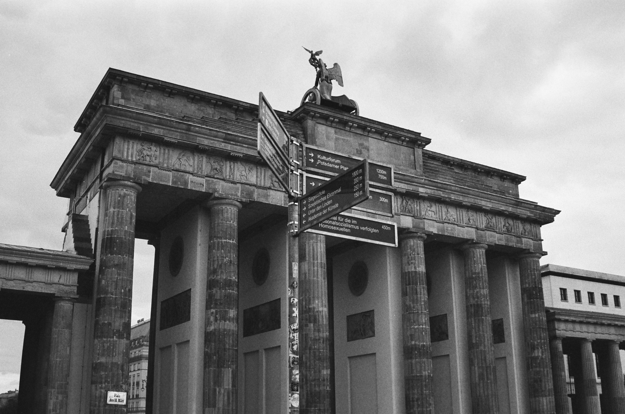 The Streets of Berlin in B&W