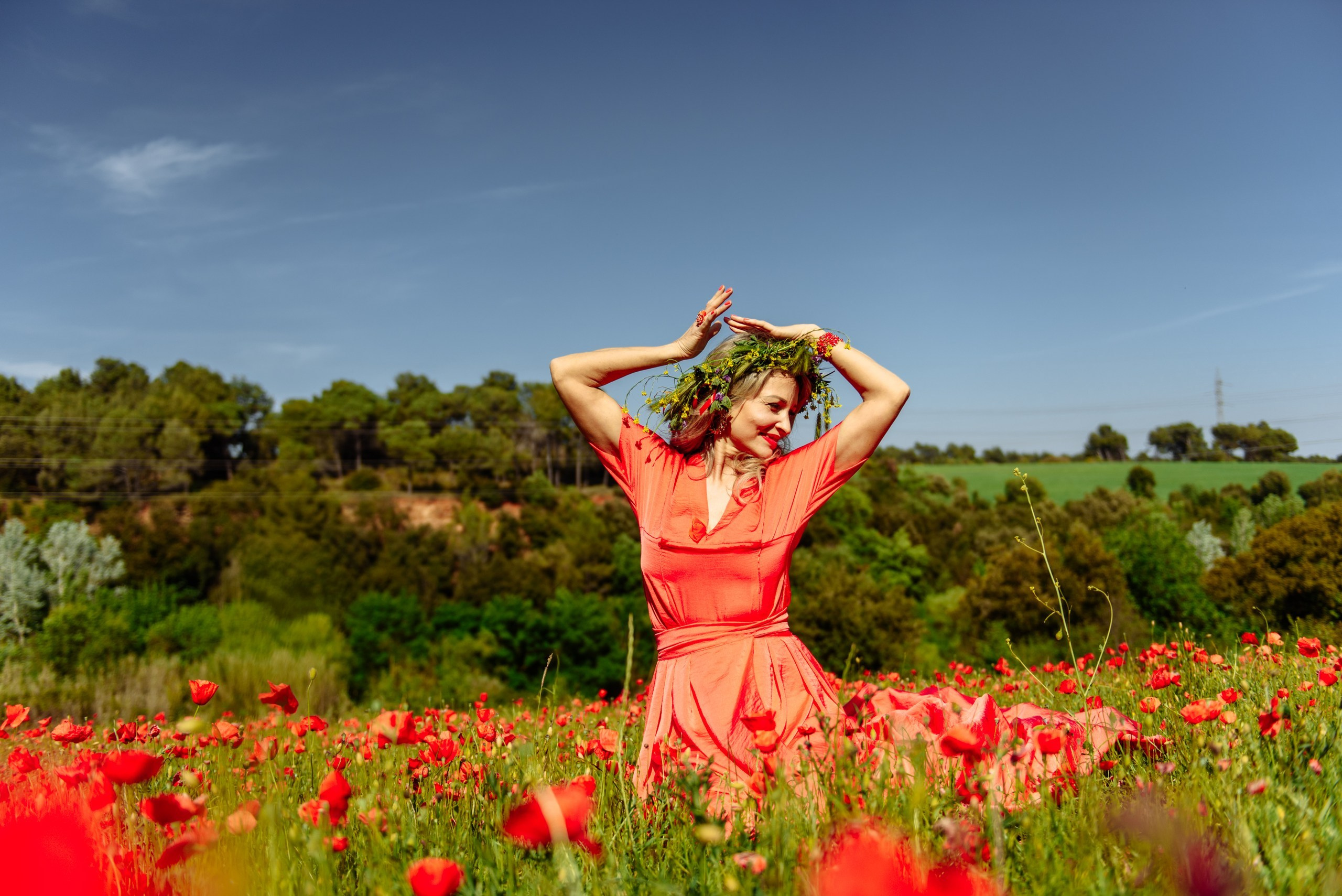 Amapolas Floreciendo. Фотограф Екатерина Гасанова — фотосессии в Барселоне