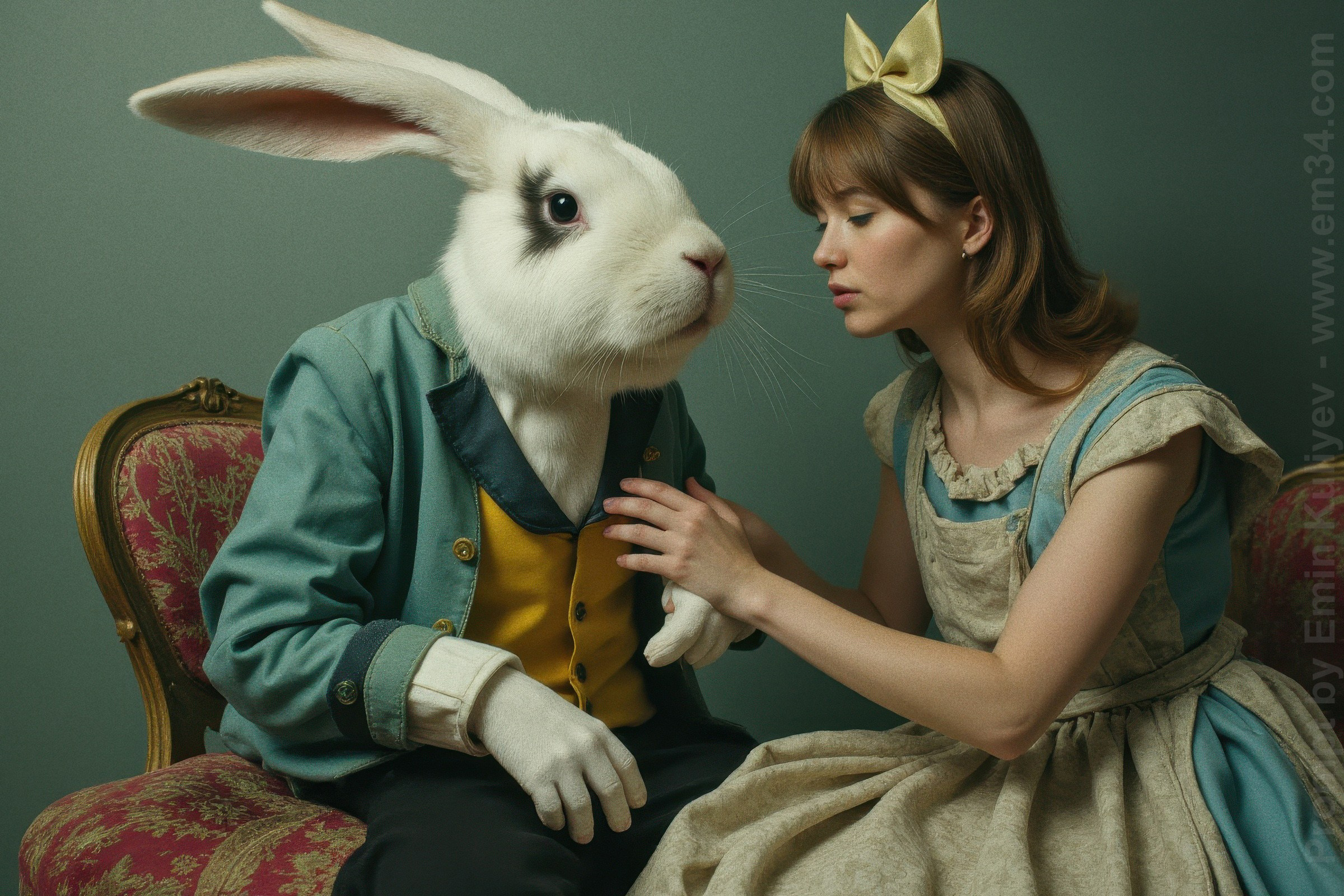 AI Meets Alice in Wonderland — Surreal Journey Through Mood, Imagination & Unseen Worlds with Artificial Intelligence Art. Emin Kuliyev — Award-Winning Wedding Photojournalist NYC & USA | Best Wedding Photographer Known for Candid, Timeless Moments