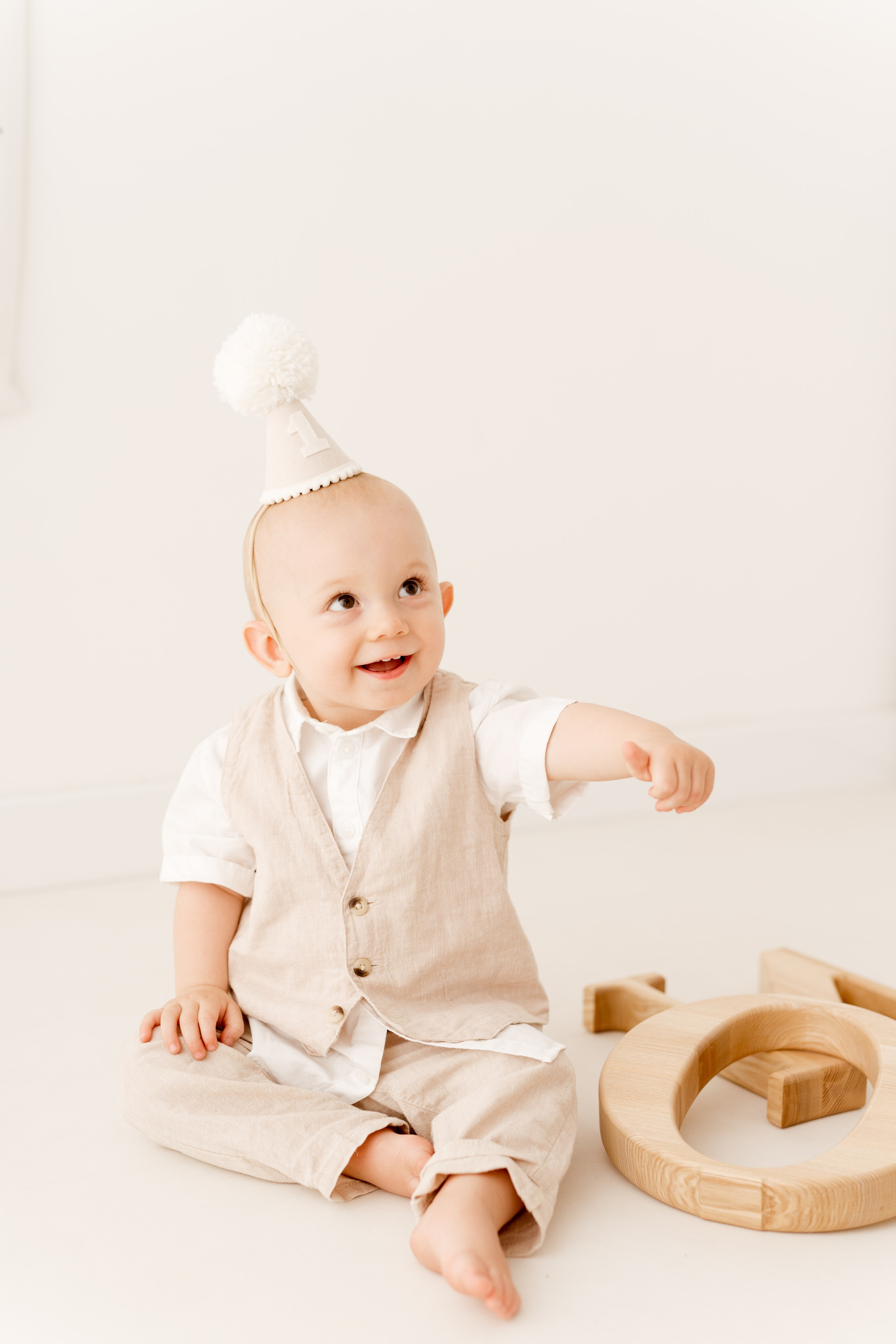 Sesja roczkowa Markusa. Fotograf Łódź - sesja ciążowa, noworodkowa, dziecięca. Studio w Łodzi