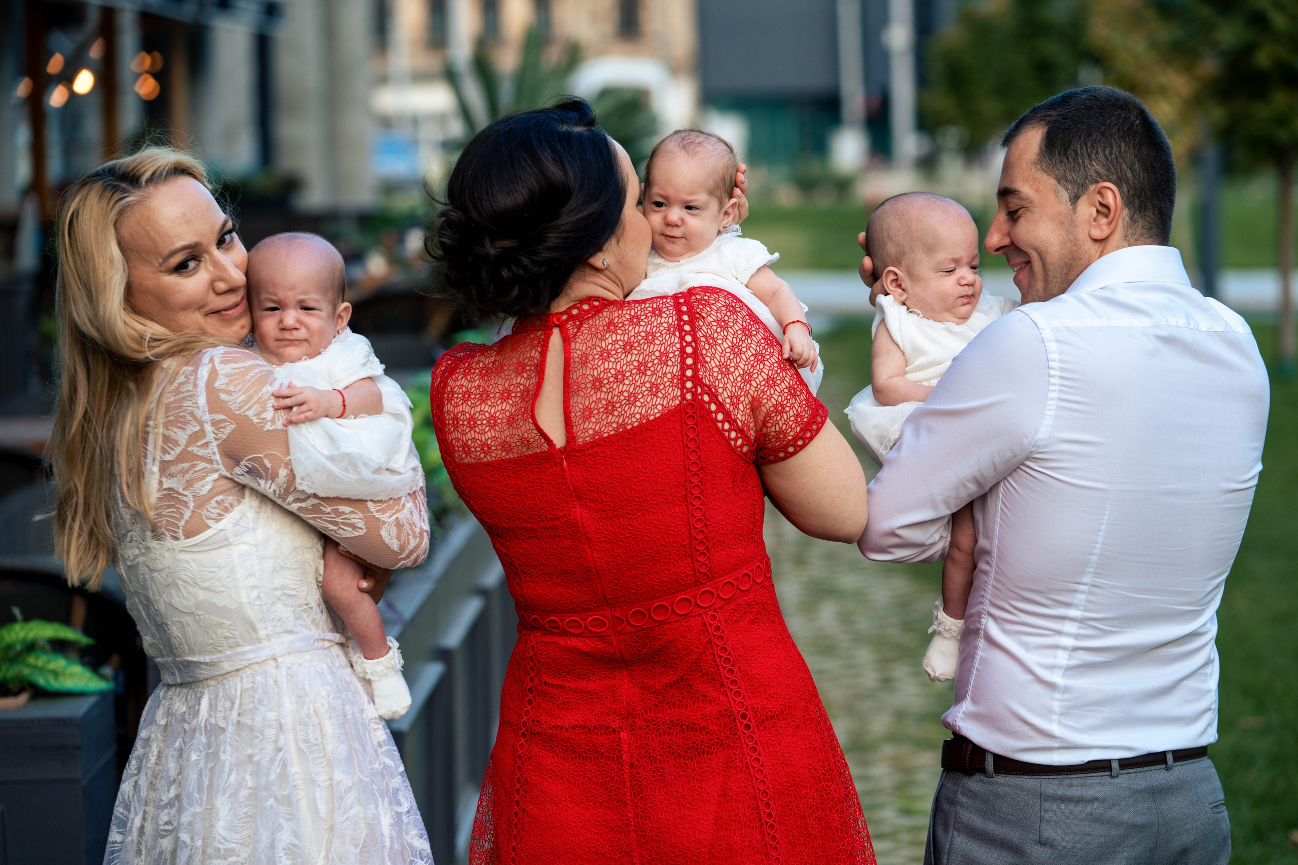 Aida, Clara, Francesca. Acasă