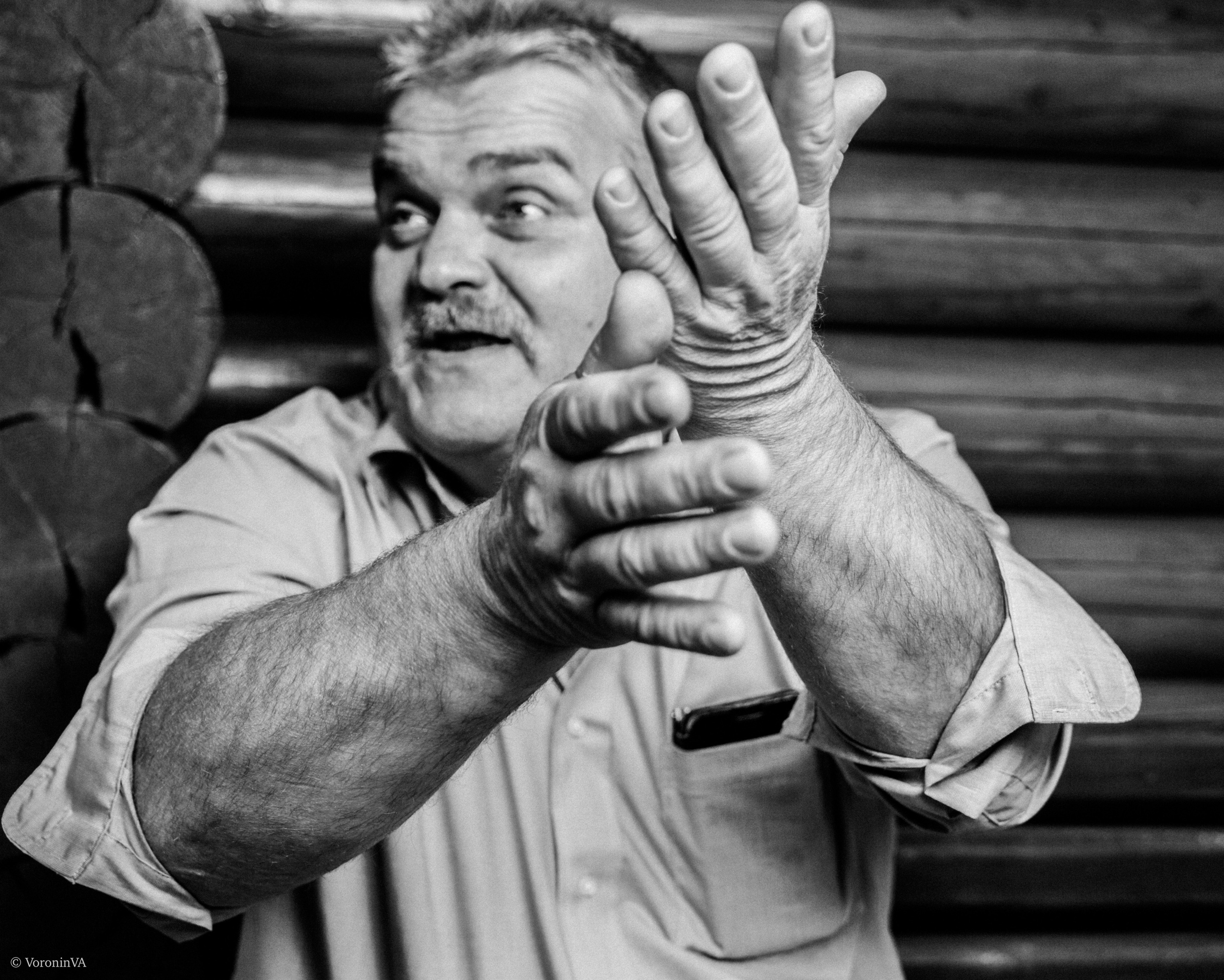 Men’s portrait. Photographer St. Augustine