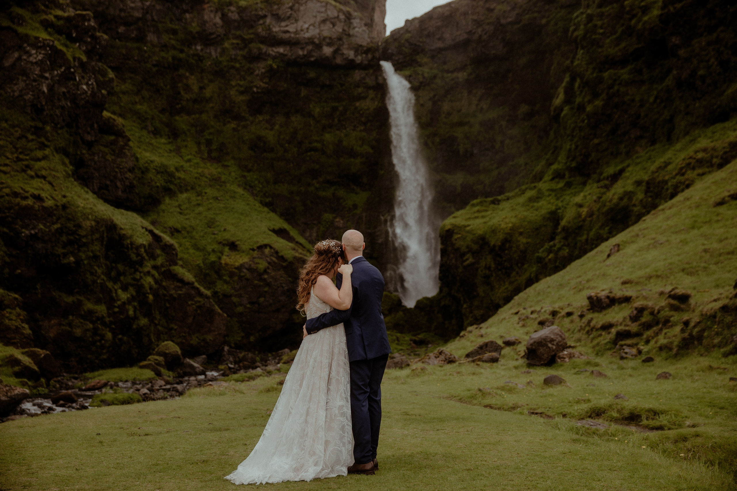 Iceland Elopement at Black Sand Beach. Iceland elopement photographer & videographer