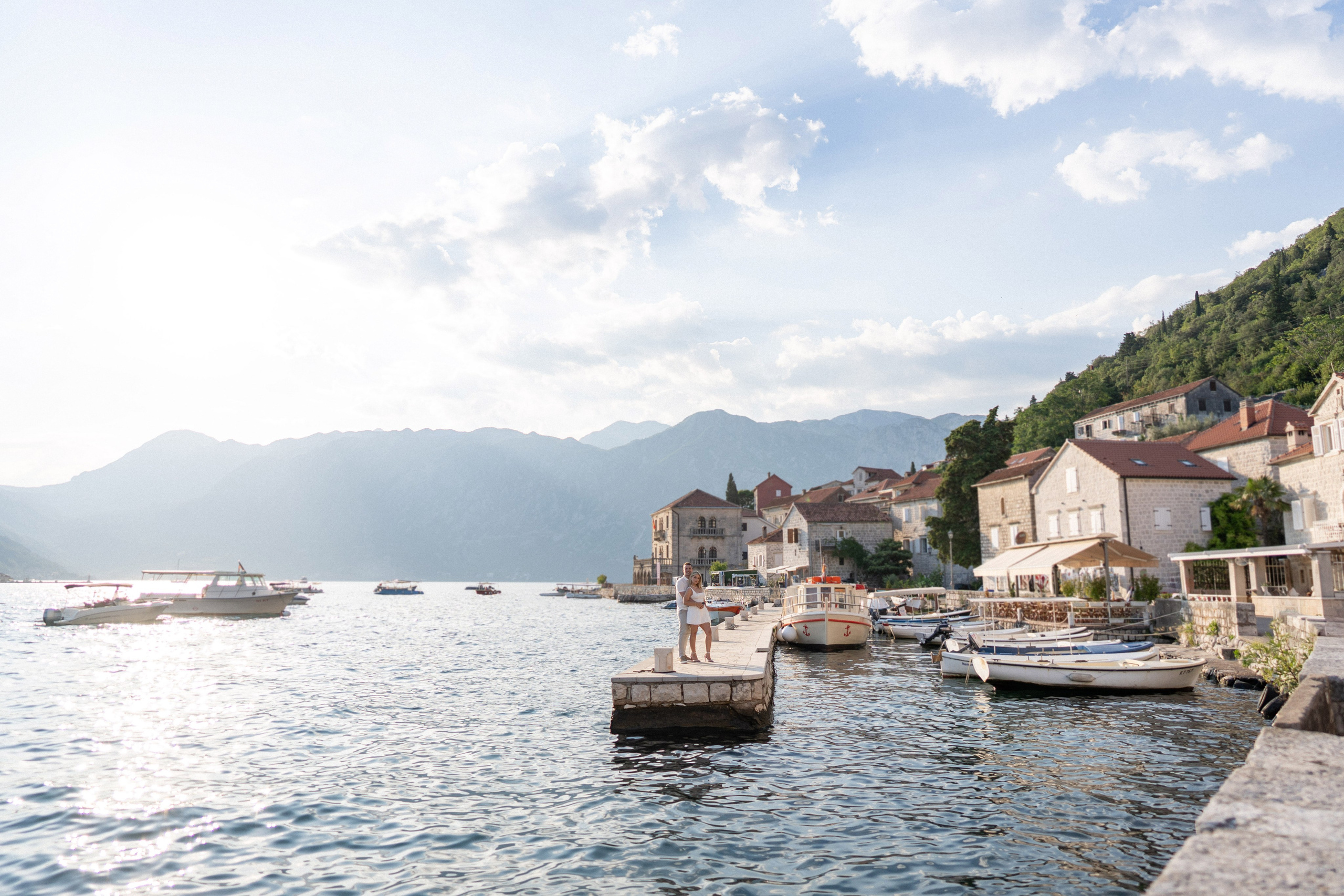 Photographer in Perast Montenegro