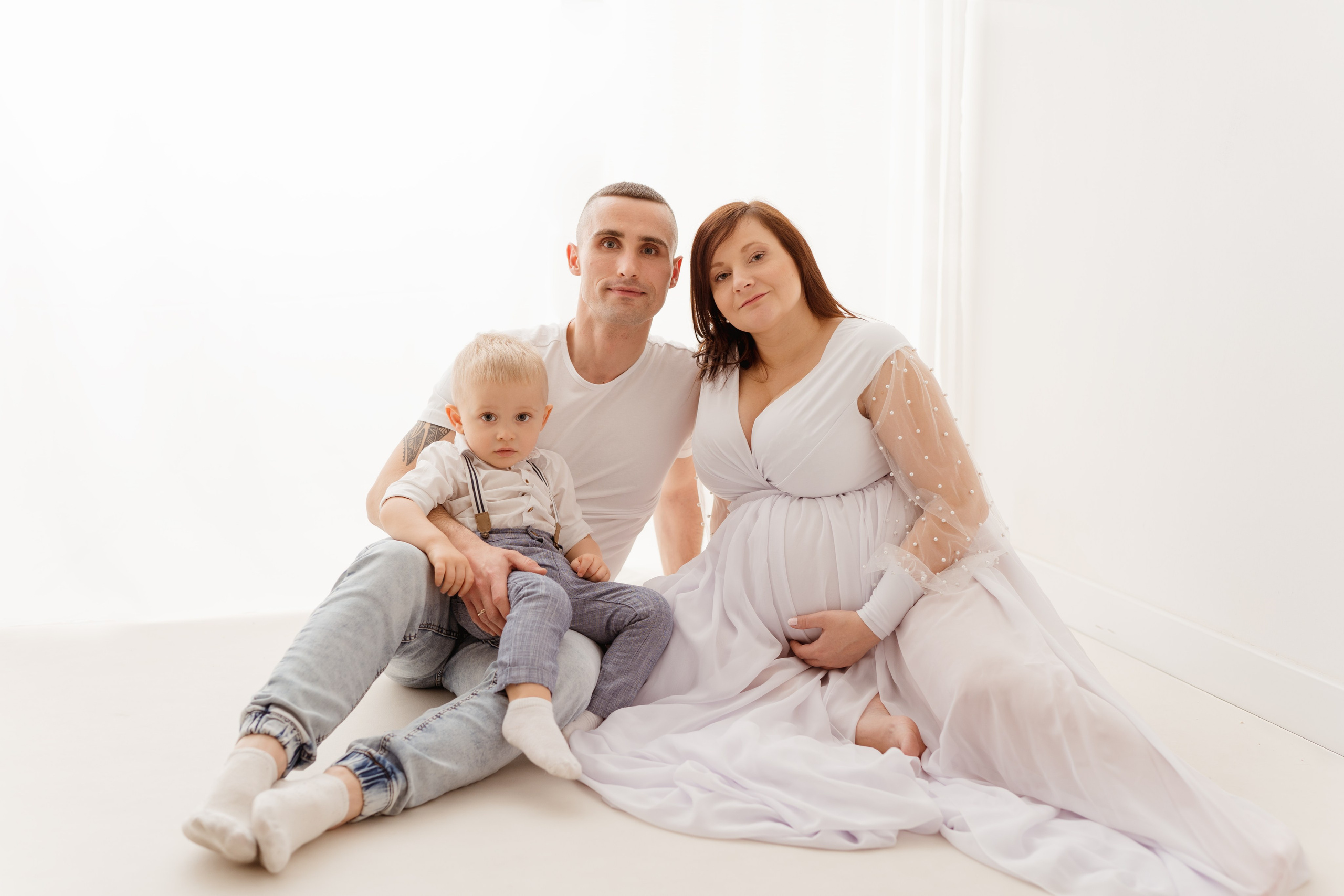 Sesja rodzinno-ciążowa. Fotograf Łódź - sesja ciążowa, noworodkowa, dziecięca. Studio w Łodzi