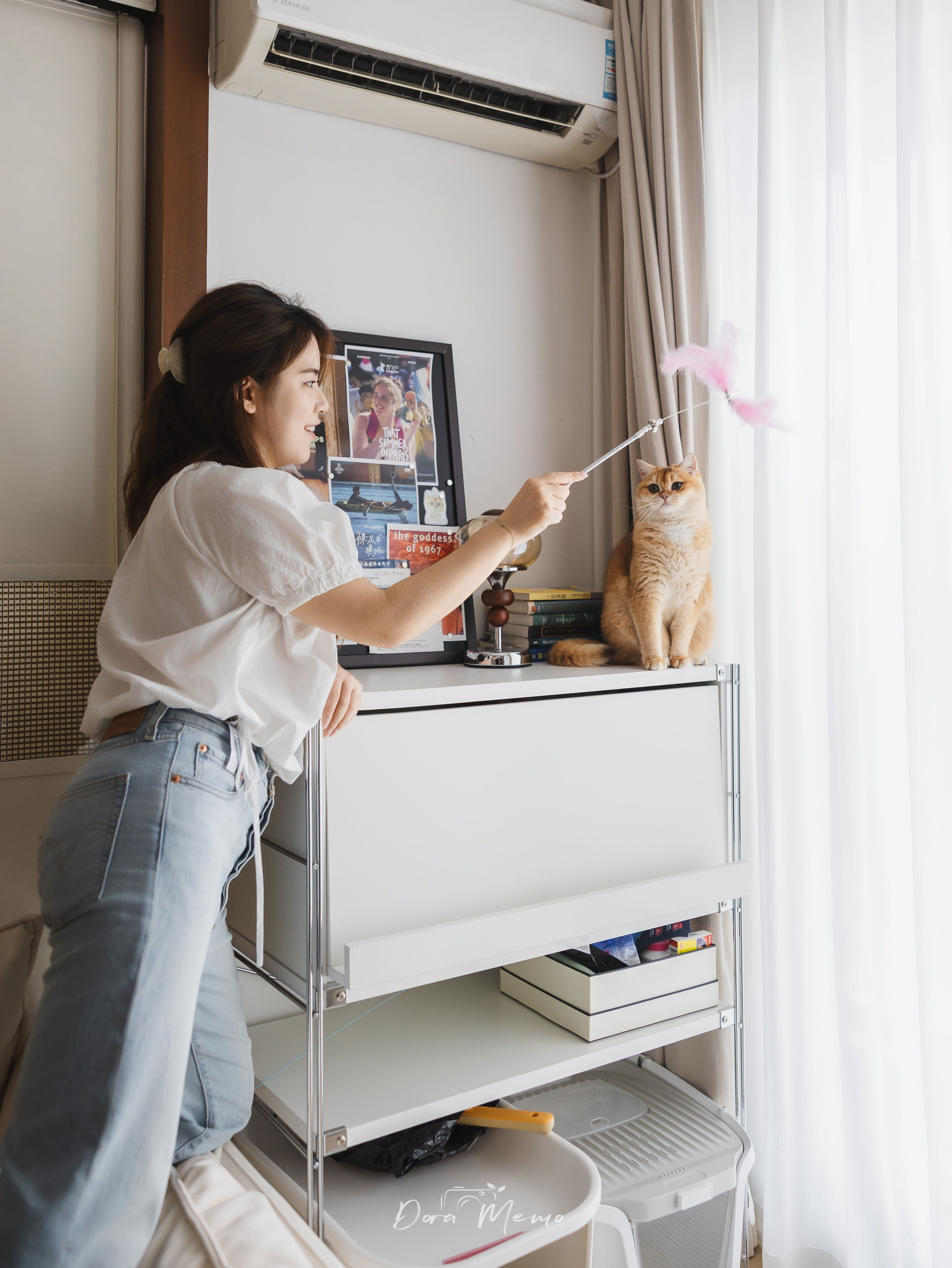 Shanghai Family Photographer — At-Home Pet Family Session with Jiumei