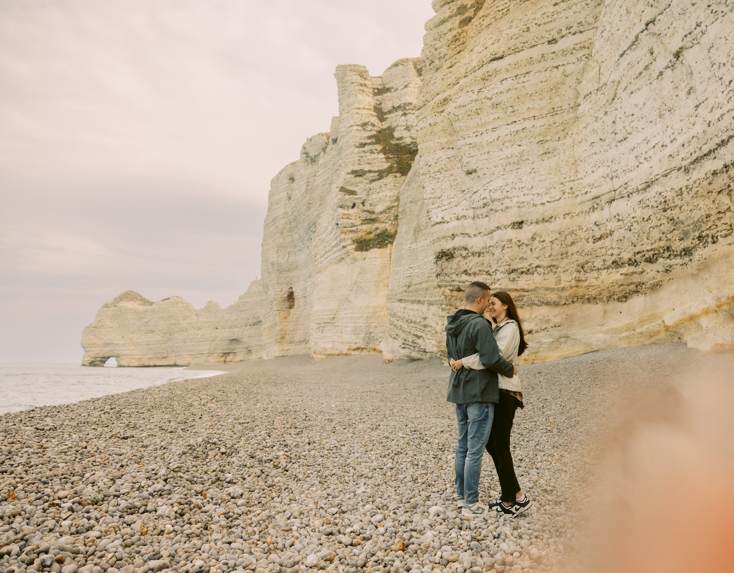 Romantic Love Story Photoshoot in Étretat, France — Couple Photography by Natalia Olhova. Romantic & Soulful Photography by Natalia Olhova in Rotterdam