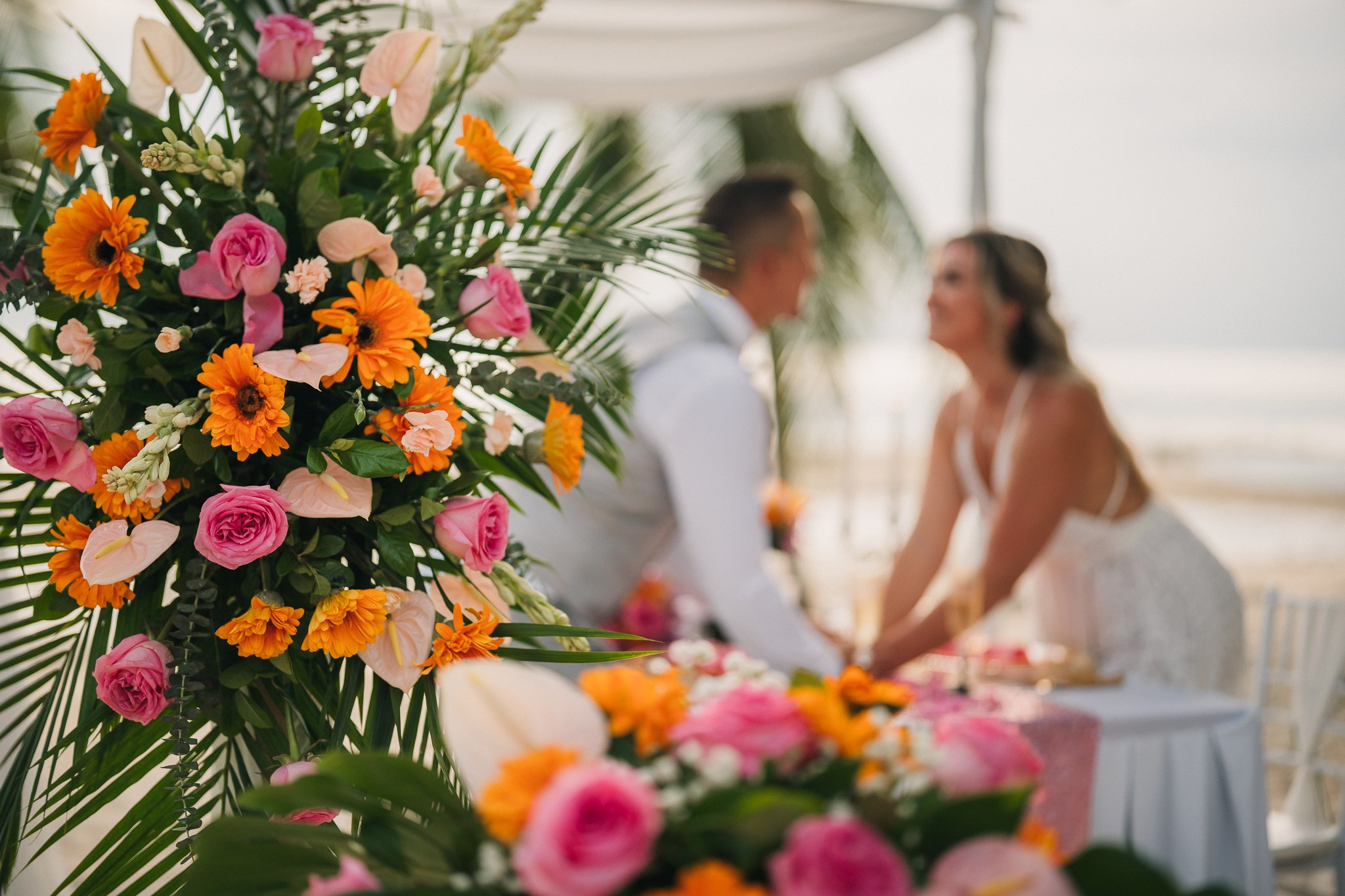 Western ceremony. Wedding on Koh Samui, Thailand