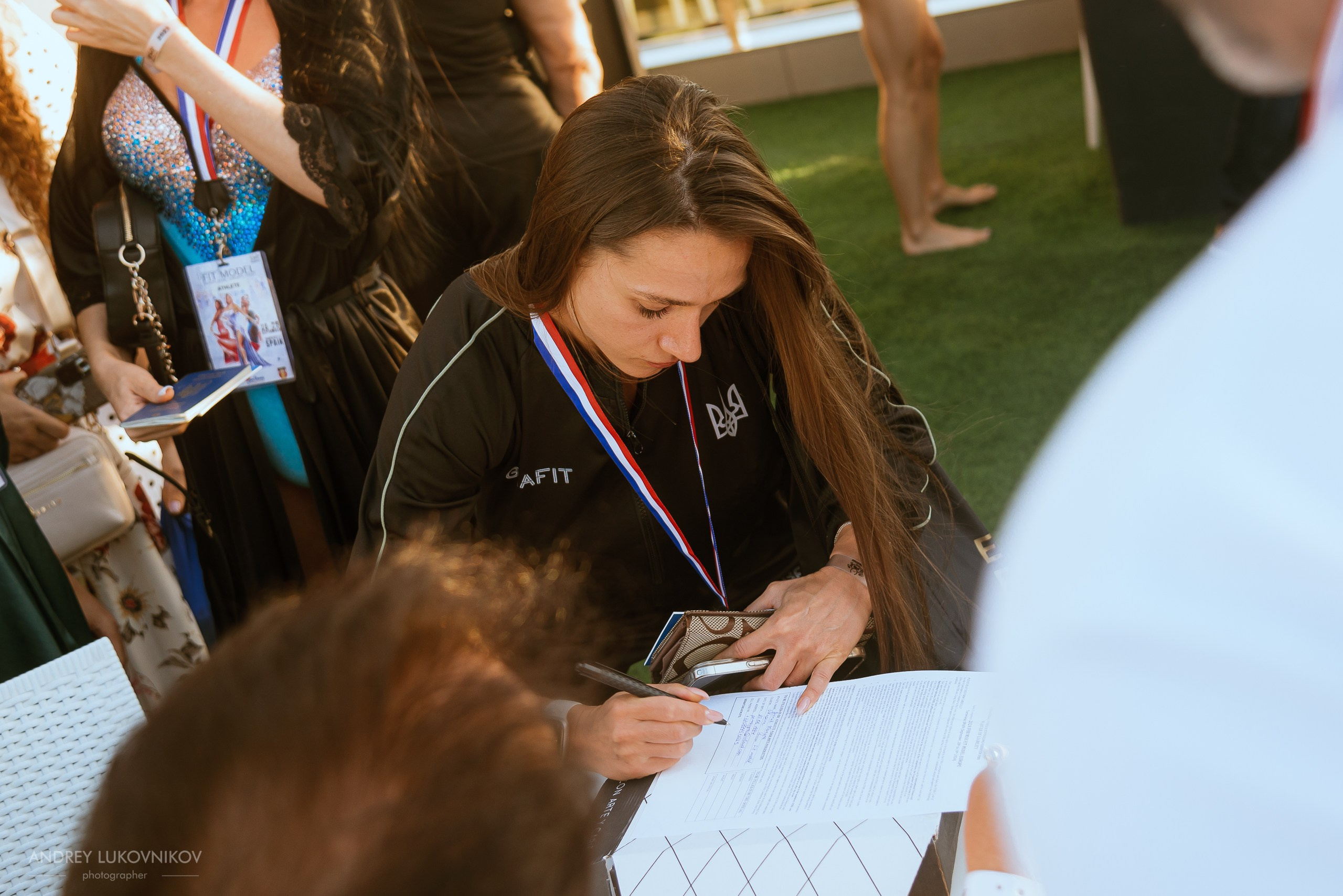 Photoshoot of the IFBB Miss Fit Model Europe 2024 registration in Torrevieja