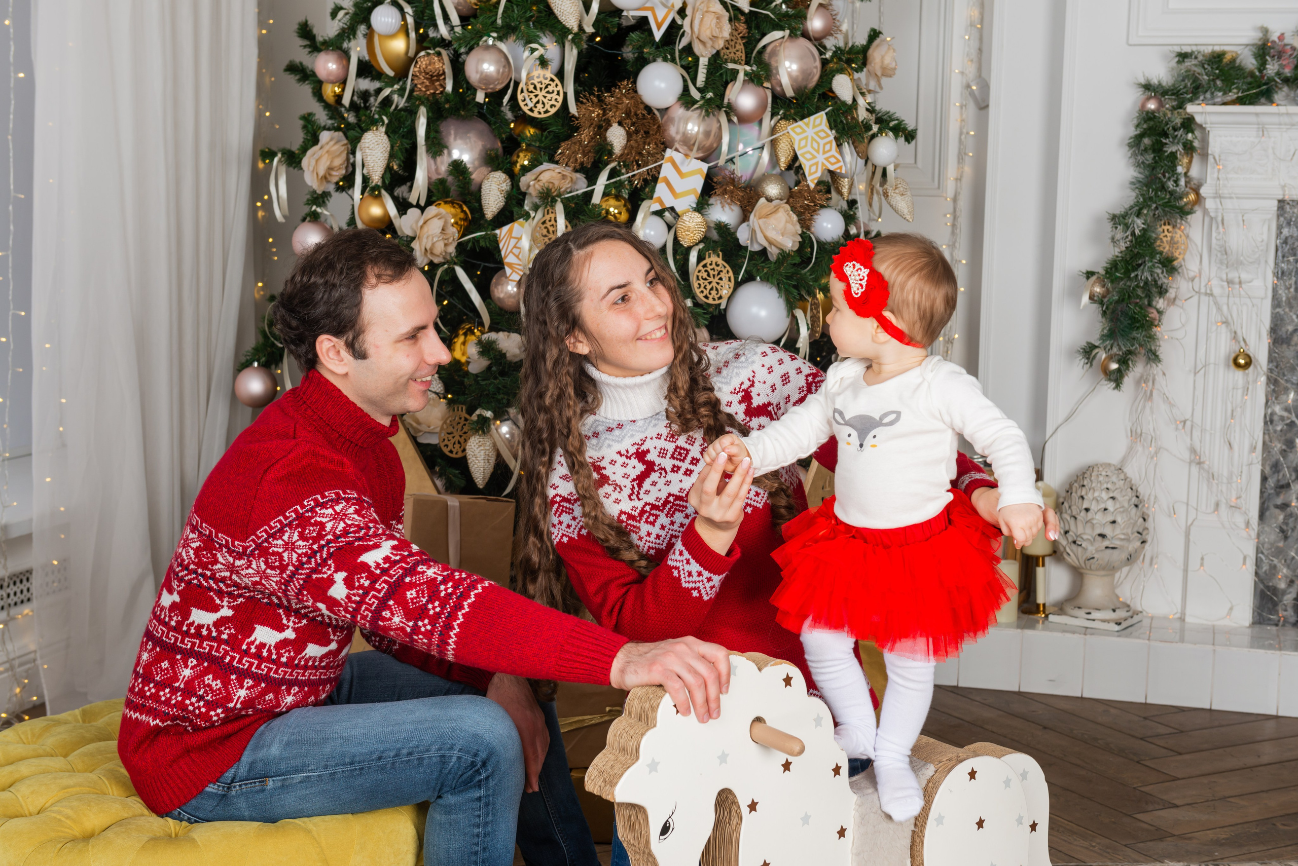 Семейная фотосессия с детьми в студии. FOTÓGRAFO MÉXICO QUINTANA ROO