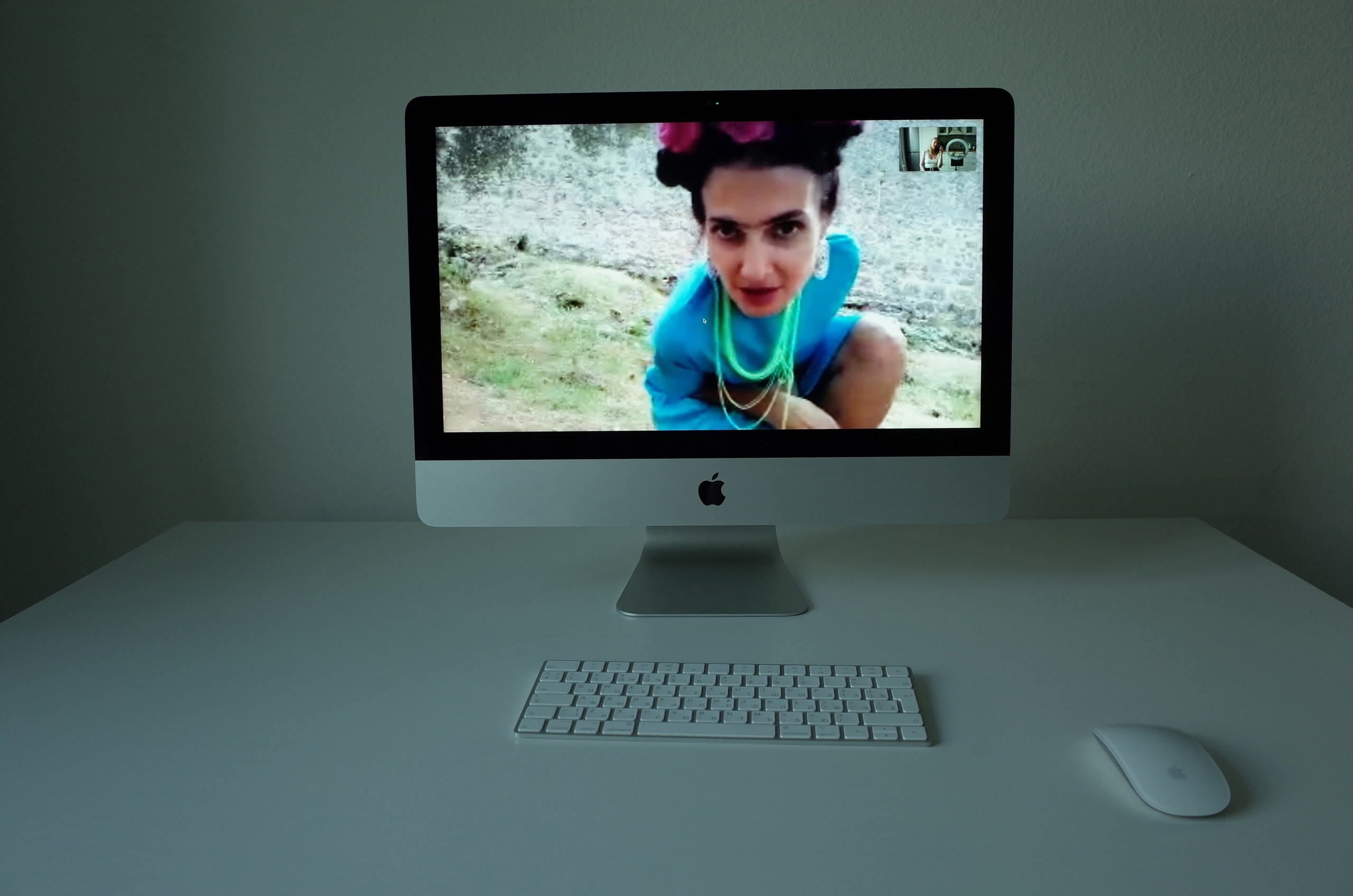 A digital performance merging photography and IT simulation. The artist, based in Israel, conducts a remote photoshoot with models in Turkey via a glitch-prone video call. The final images are intentionally pixelated, captured by photographing a computer screen—highlighting digital fragility and failed communication. A commentary on distance, technology, and the imperfections of virtual connection.
